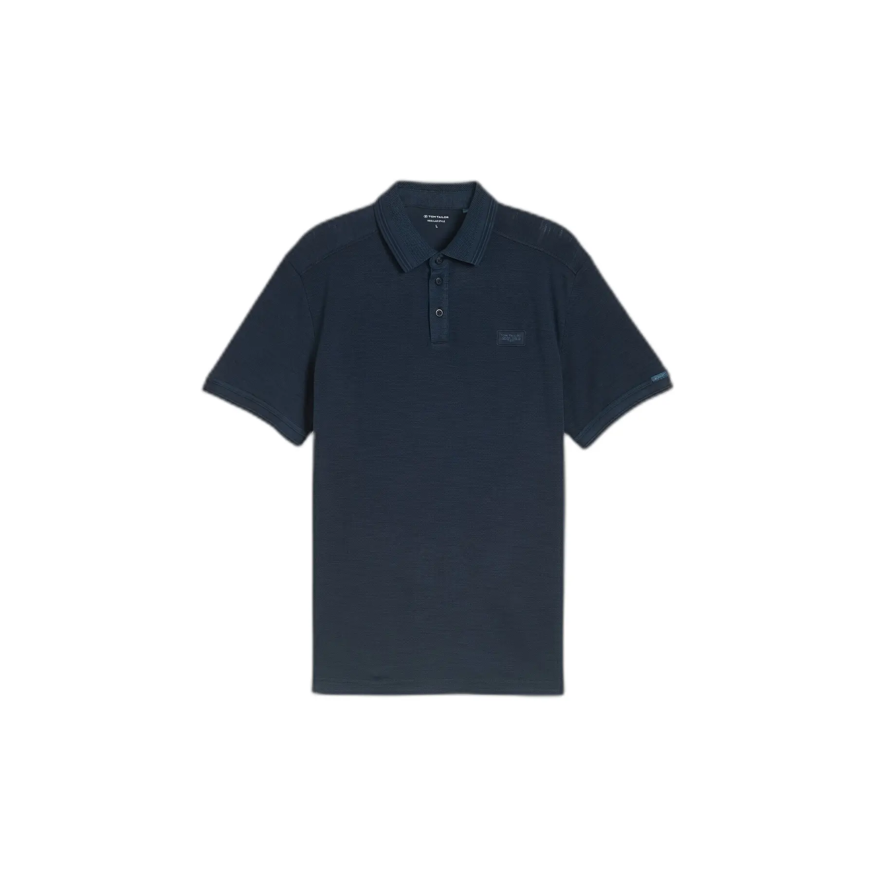 Baumwoll-Polo mit Logo Tom Tailor