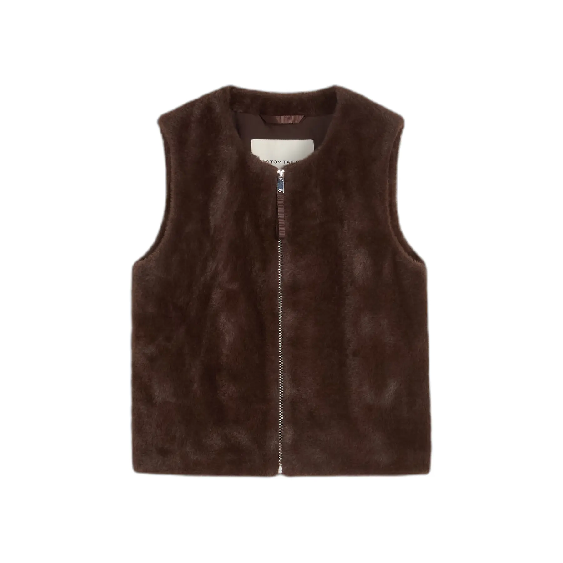 Regular fit bodywarmer met ritssluiting