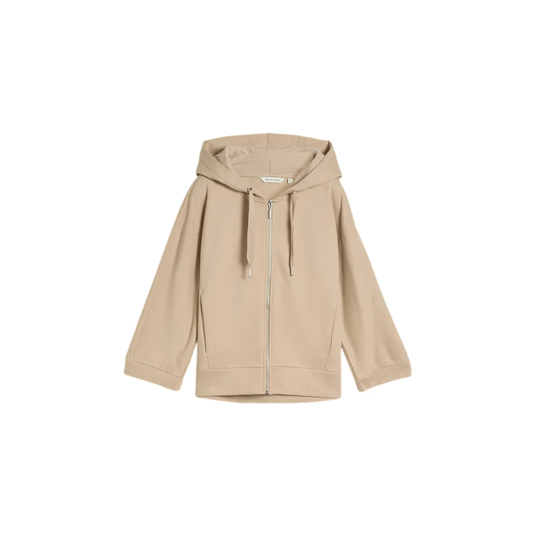 Dames sweatshirt met capuchon vleermuismouwen Tom Tailor