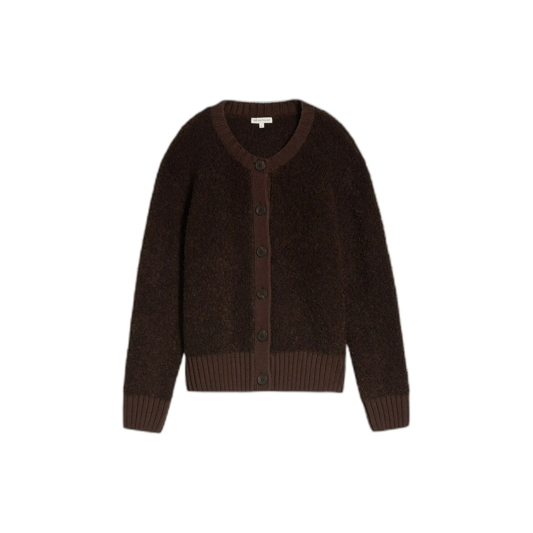 Cardigan aus Boucle-Strick für Damen Tom Tailor