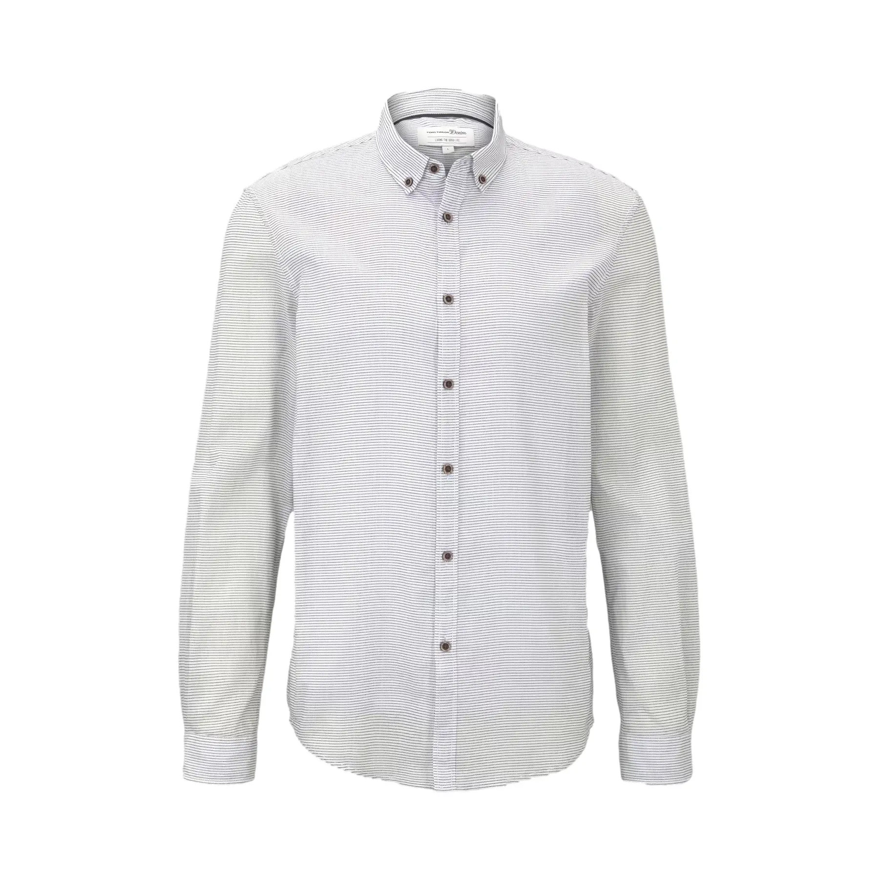 Camicia a maniche lunghe estiva leggera in cotone Tom Tailor Denim