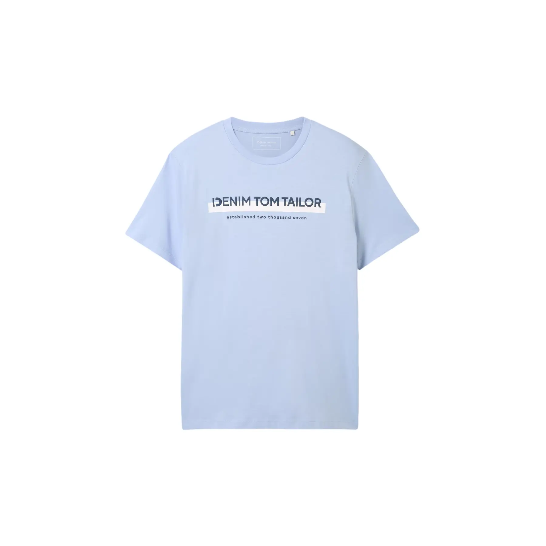 T-shirt con logo stampato sul davanti Tom Tailor Denim