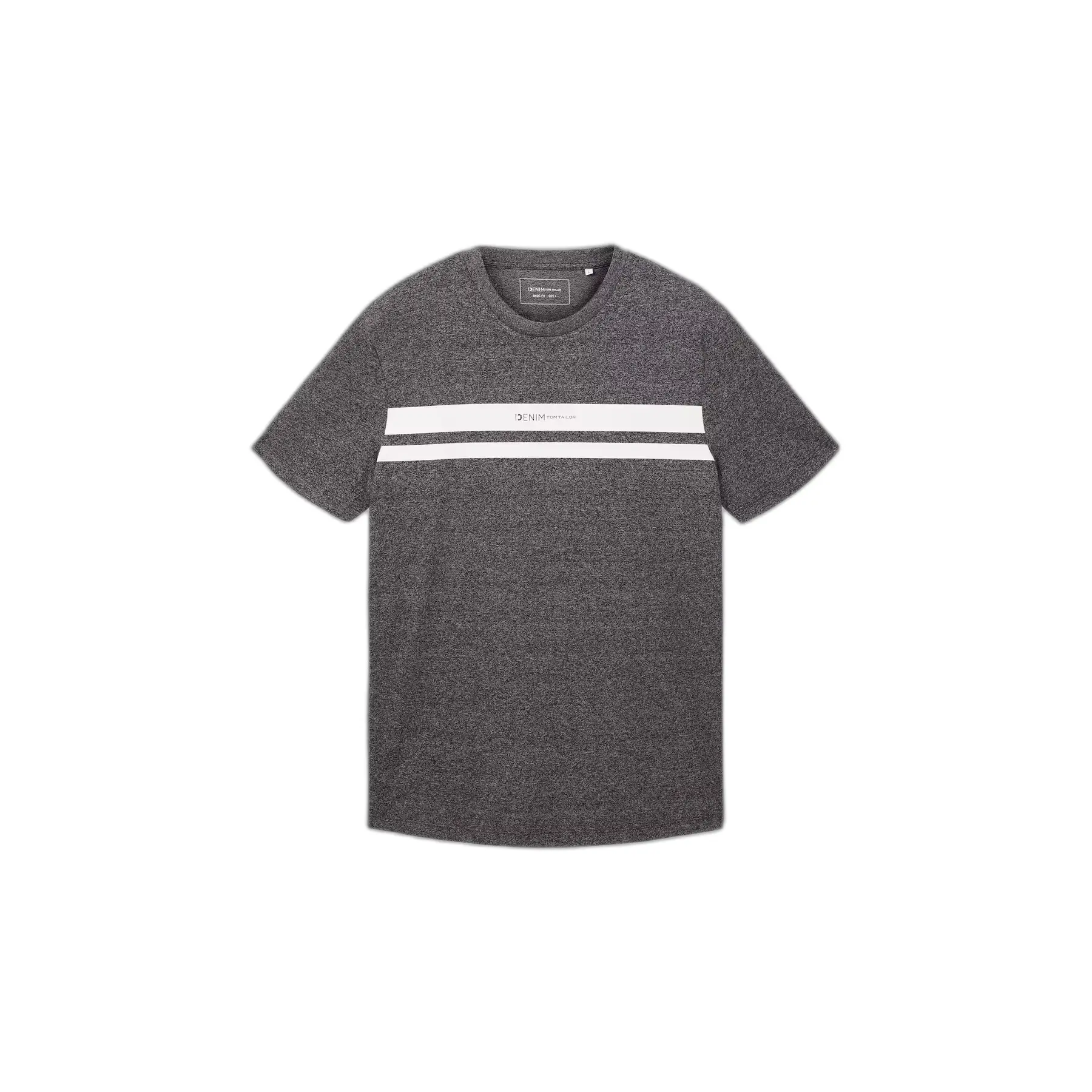 T-shirt stampato in cotone e poliestere Tom Tailor Denim