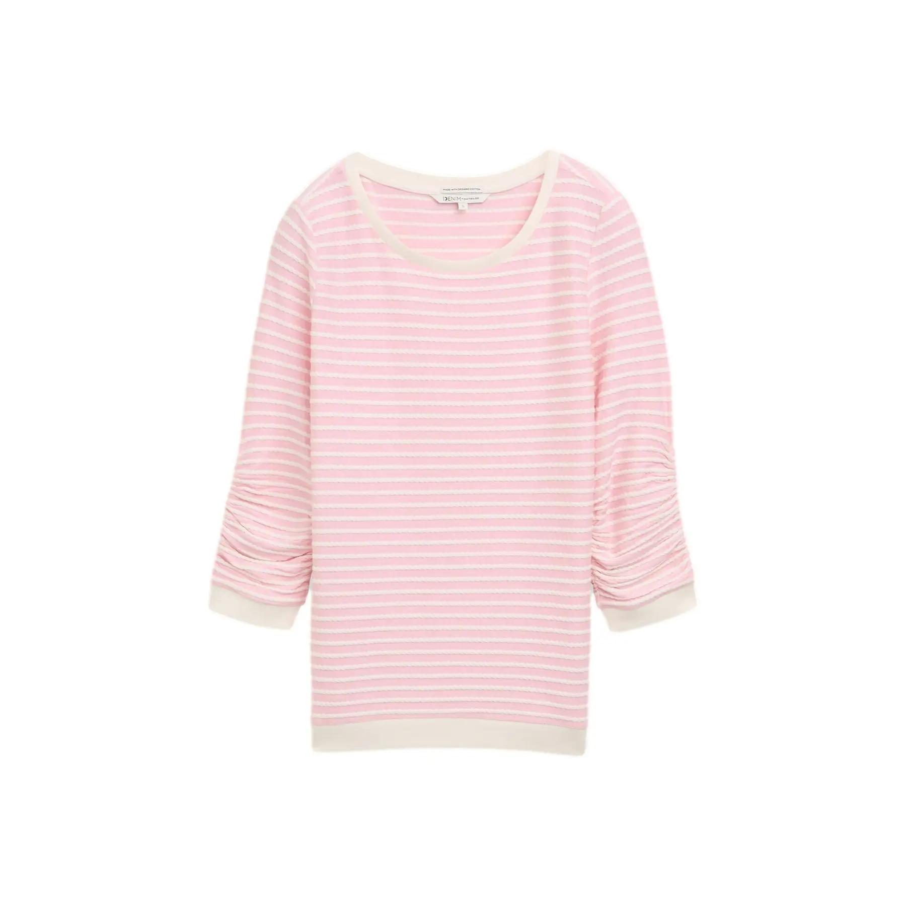 Felpa a righe jacquard donna Tom Tailor Denim