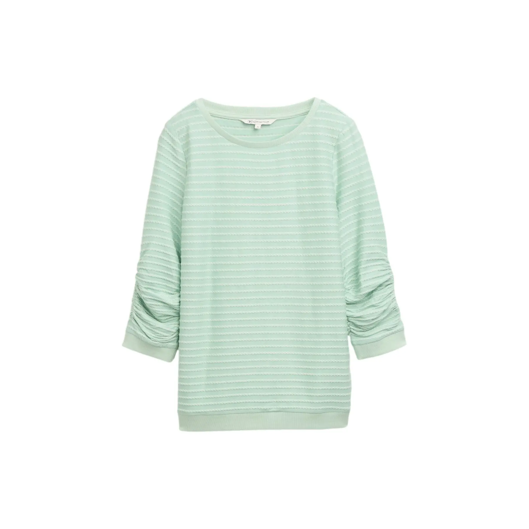 Felpa a righe jacquard donna Tom Tailor Denim