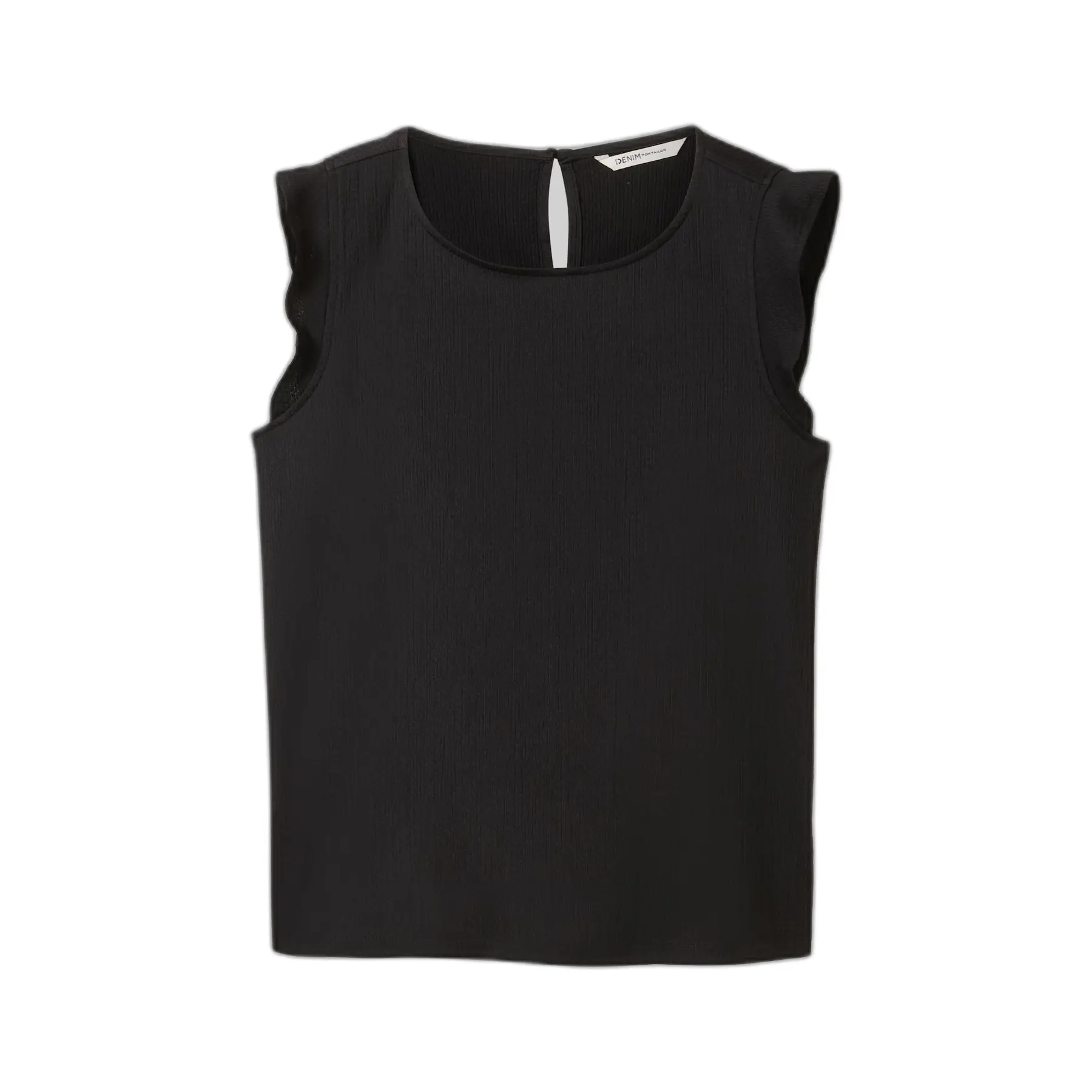 T-shirt da donna senza maniche Tom Tailor Denim