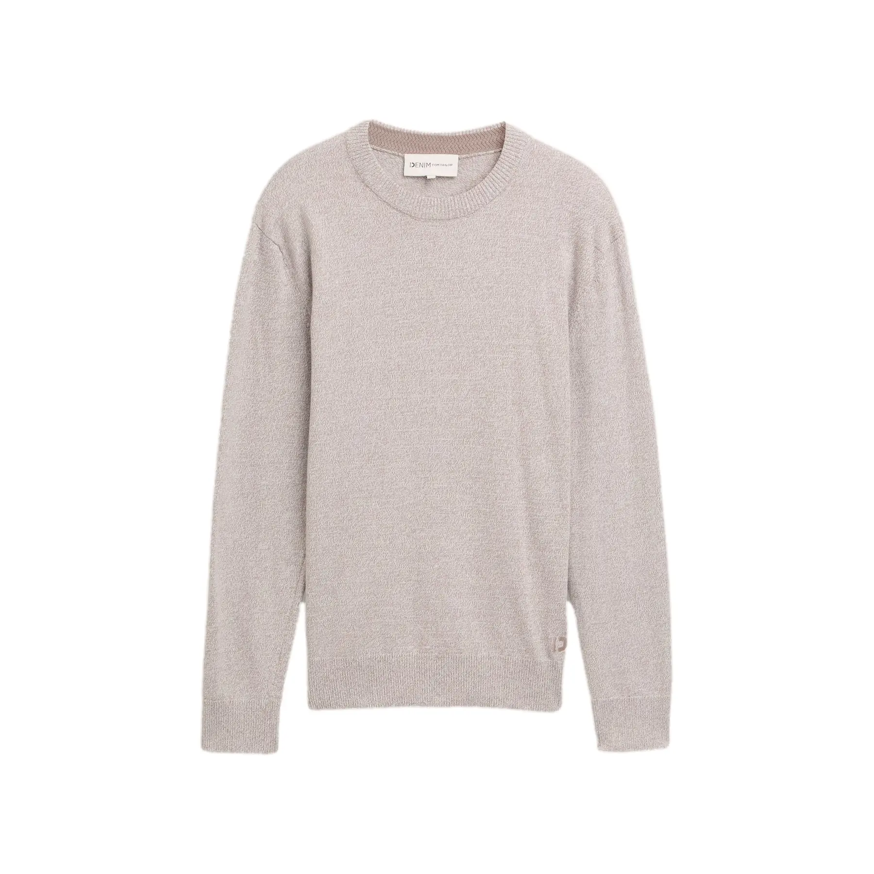 Basic Rundhals-Pullover Aus Strick Tom Tailor Denim