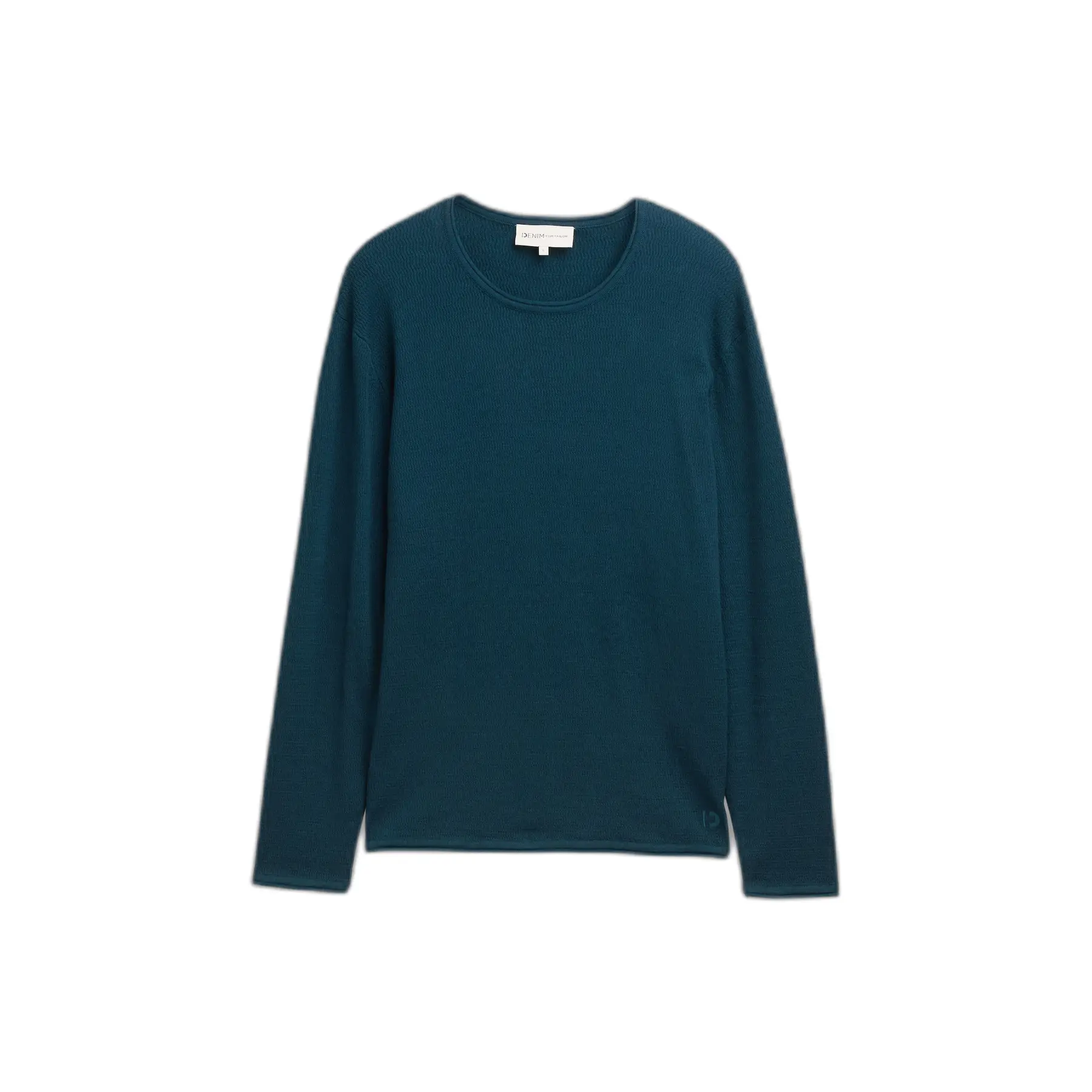 Pull Strutturato con Bordo Rullato Tom Tailor Denim