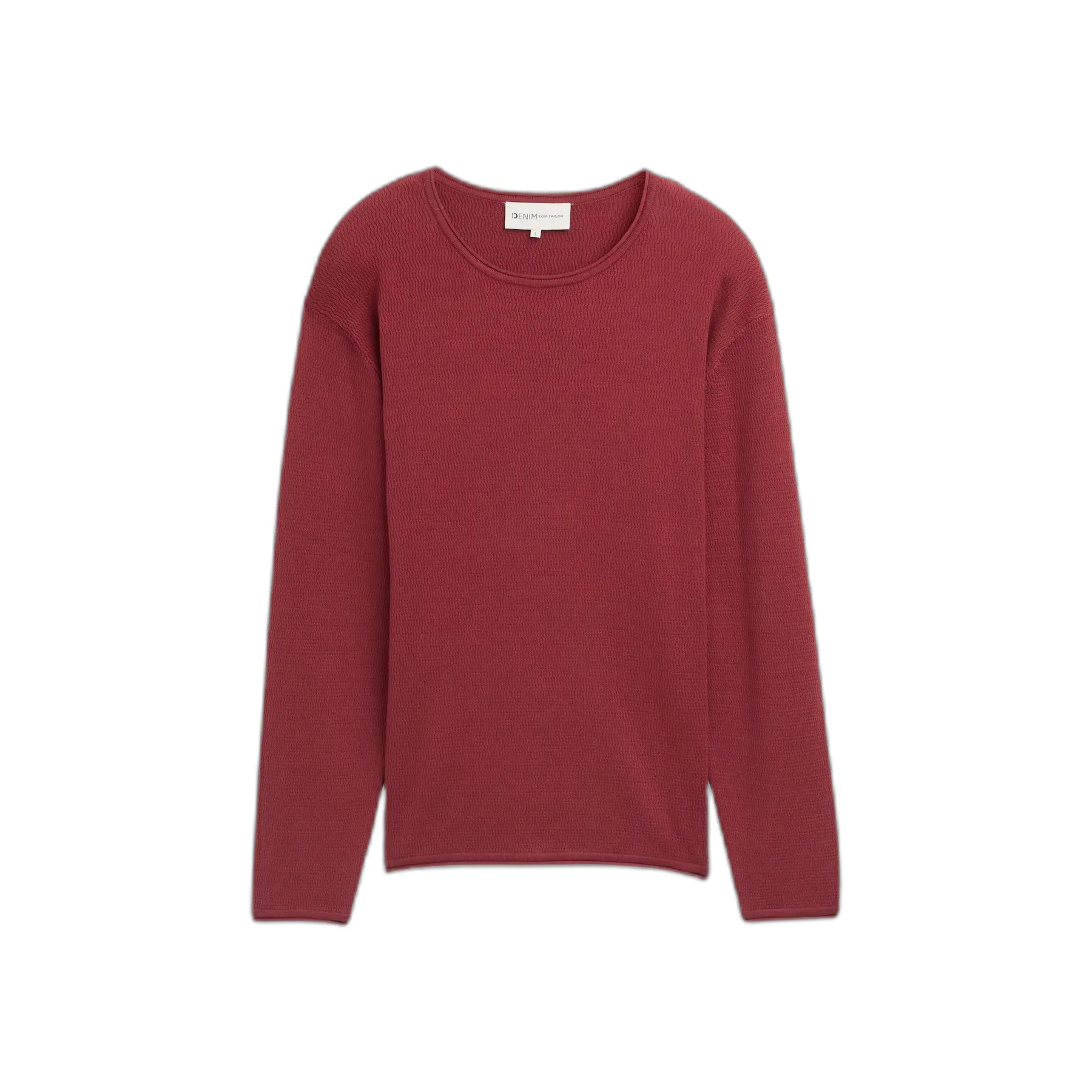 Pull Strutturato con Bordo Rullato Tom Tailor Denim