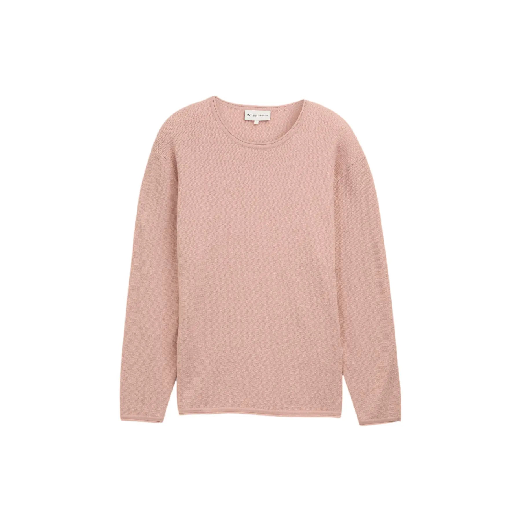 Pull Strutturato con Bordo Rullato Tom Tailor Denim