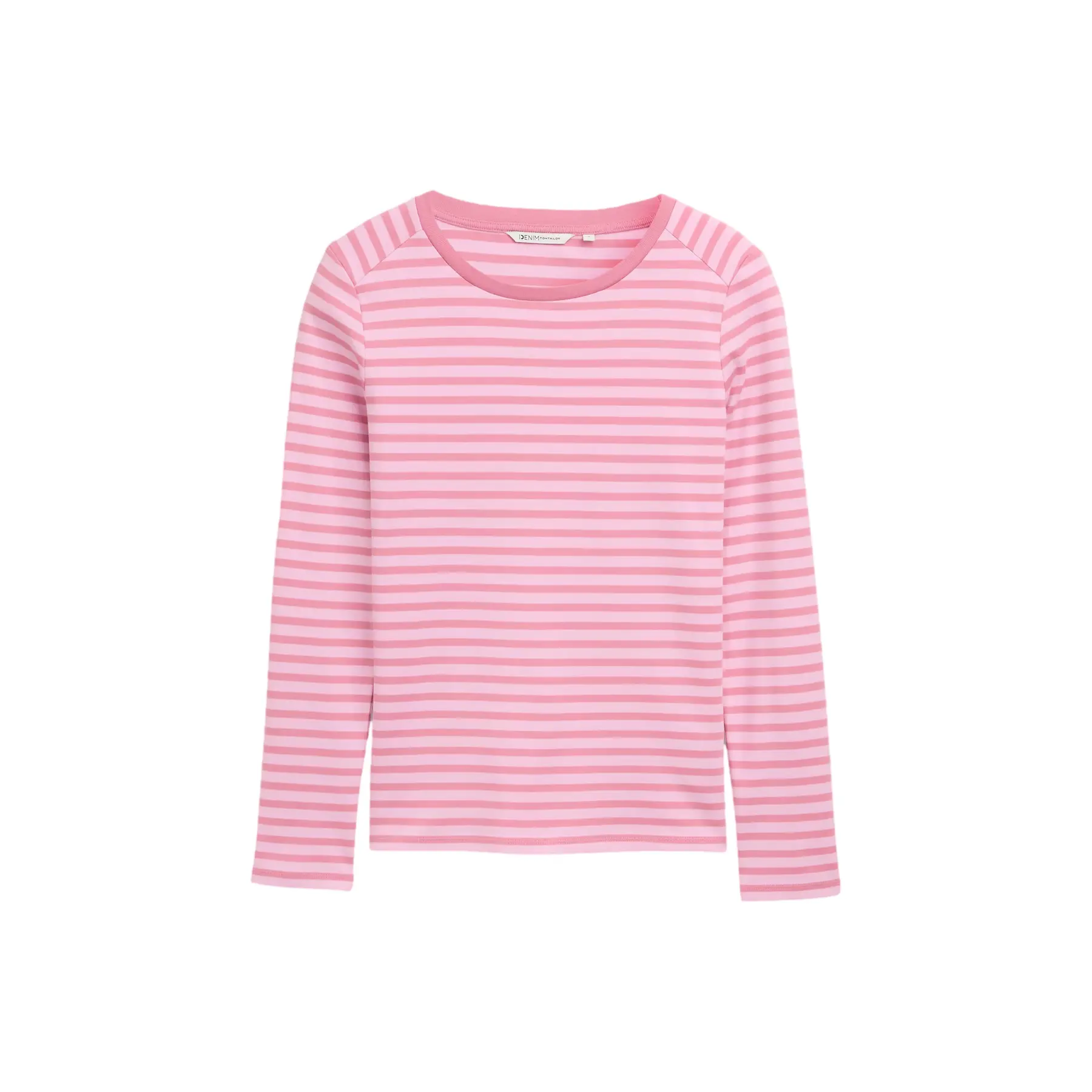 Maglietta maniche lunghe a righe interlock donna Tom Tailor Denim