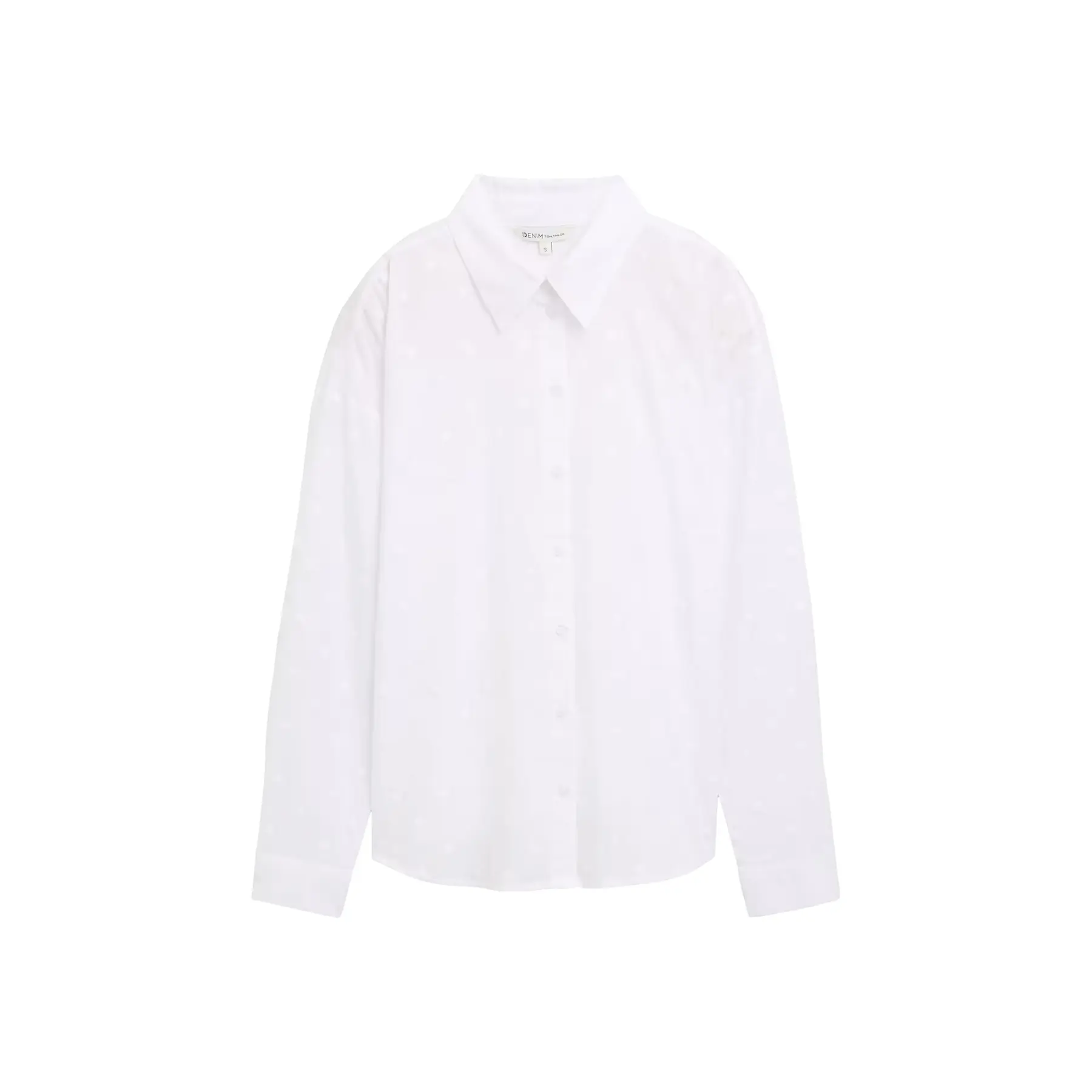 Blusa a pois strutturata donna