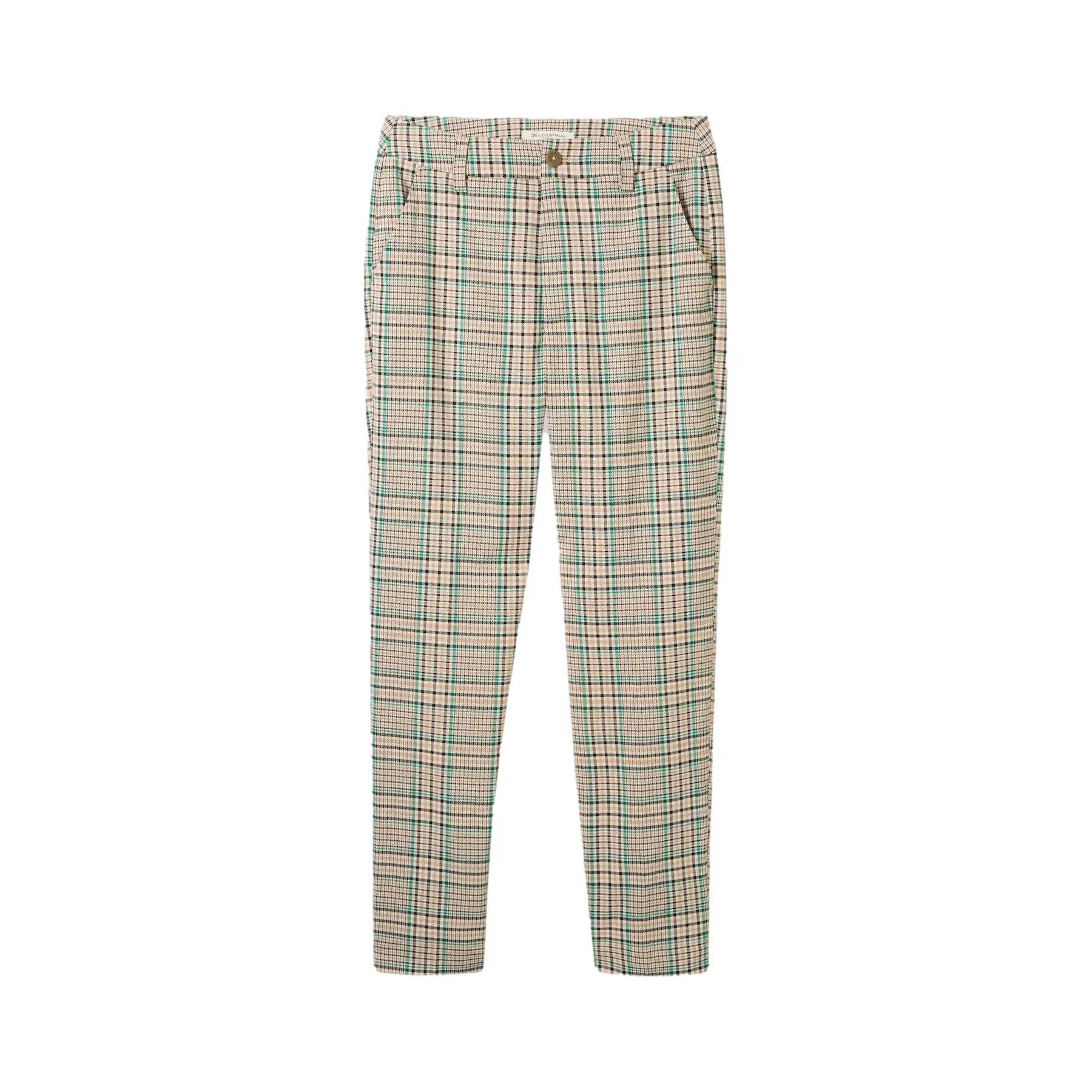 Pantaloni a quadri sigaretta donna Tom Tailor Denim