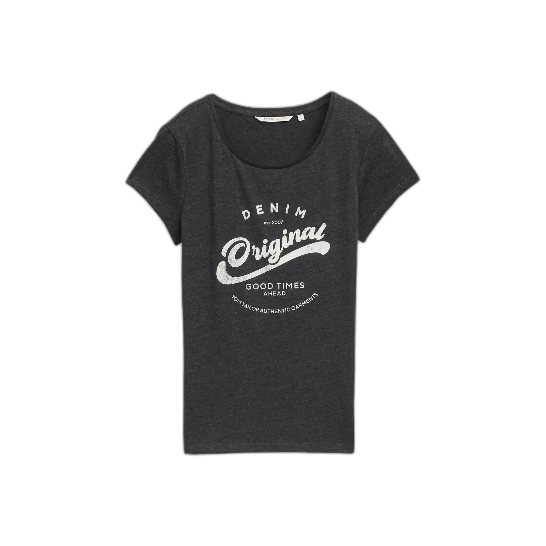 T-shirt basico stampato donna Tom Tailor Denim