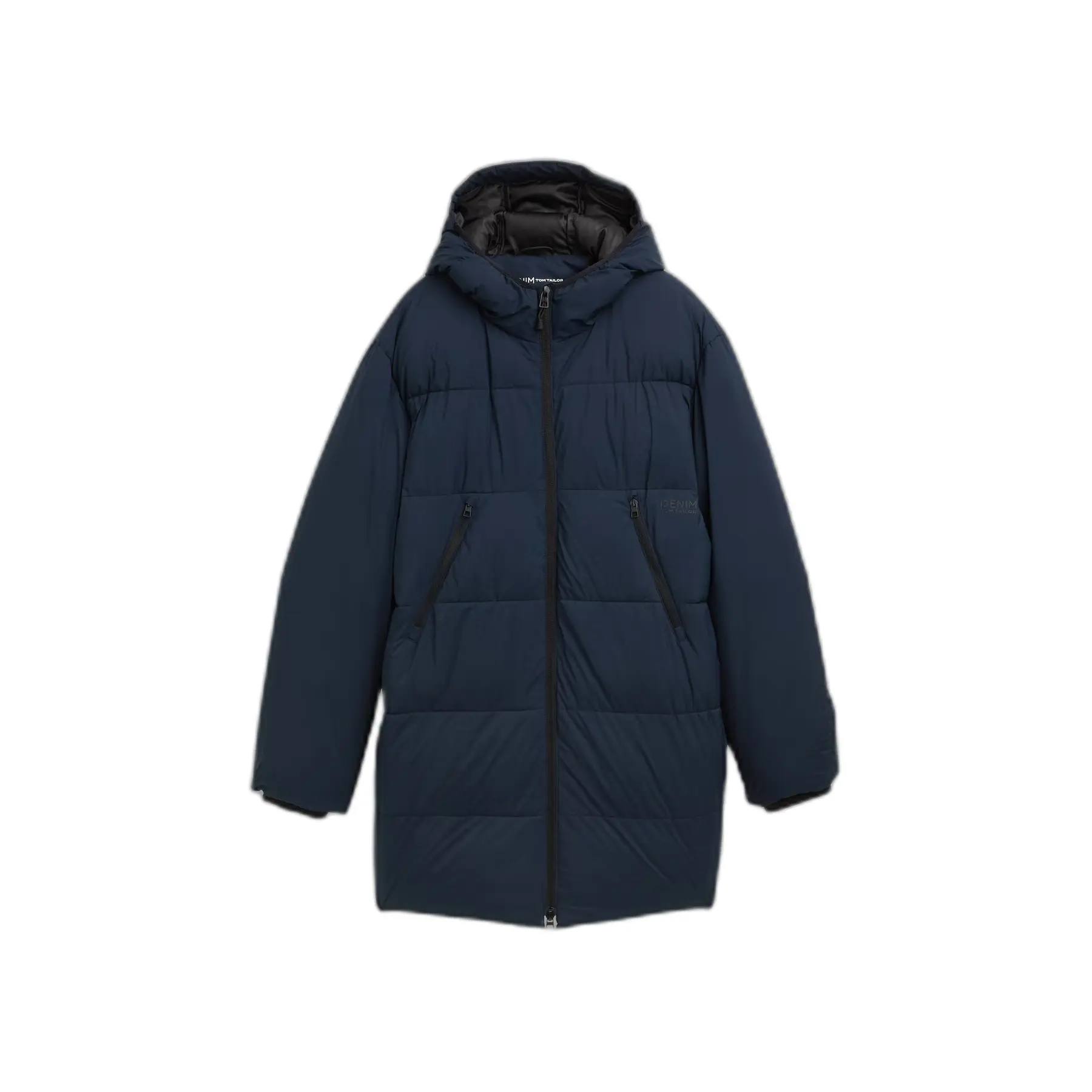Giacca imbottita con logo stampato sul petto Tom Tailor Denim