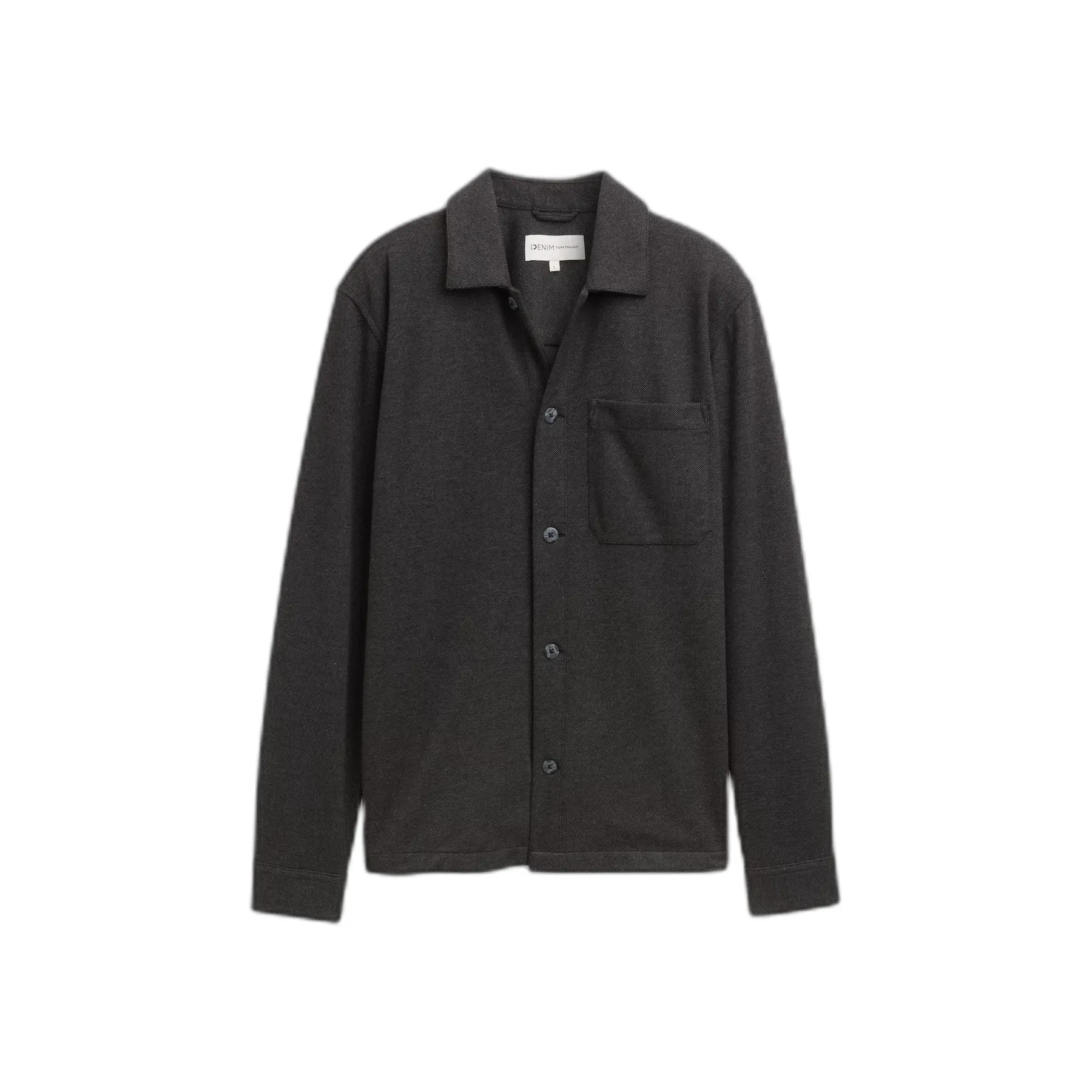 Camicia overshirt a maniche lunghe felpata Tom Tailor Denim