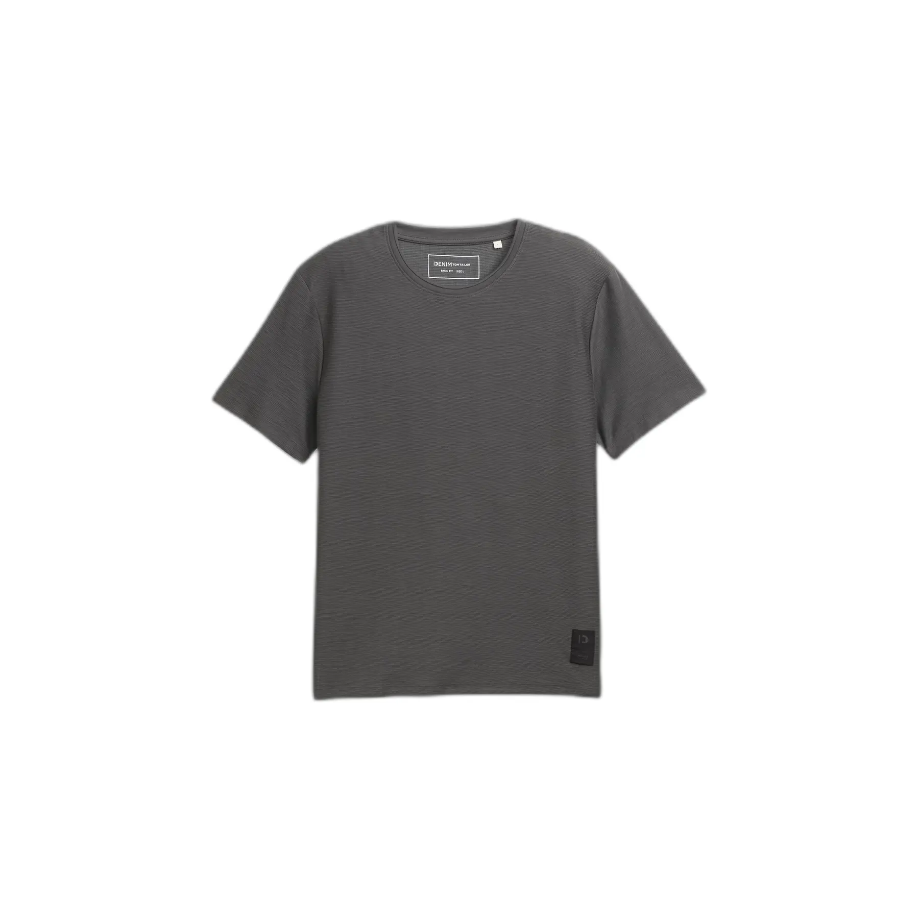 T-shirt semplice strutturato Tom Tailor Denim