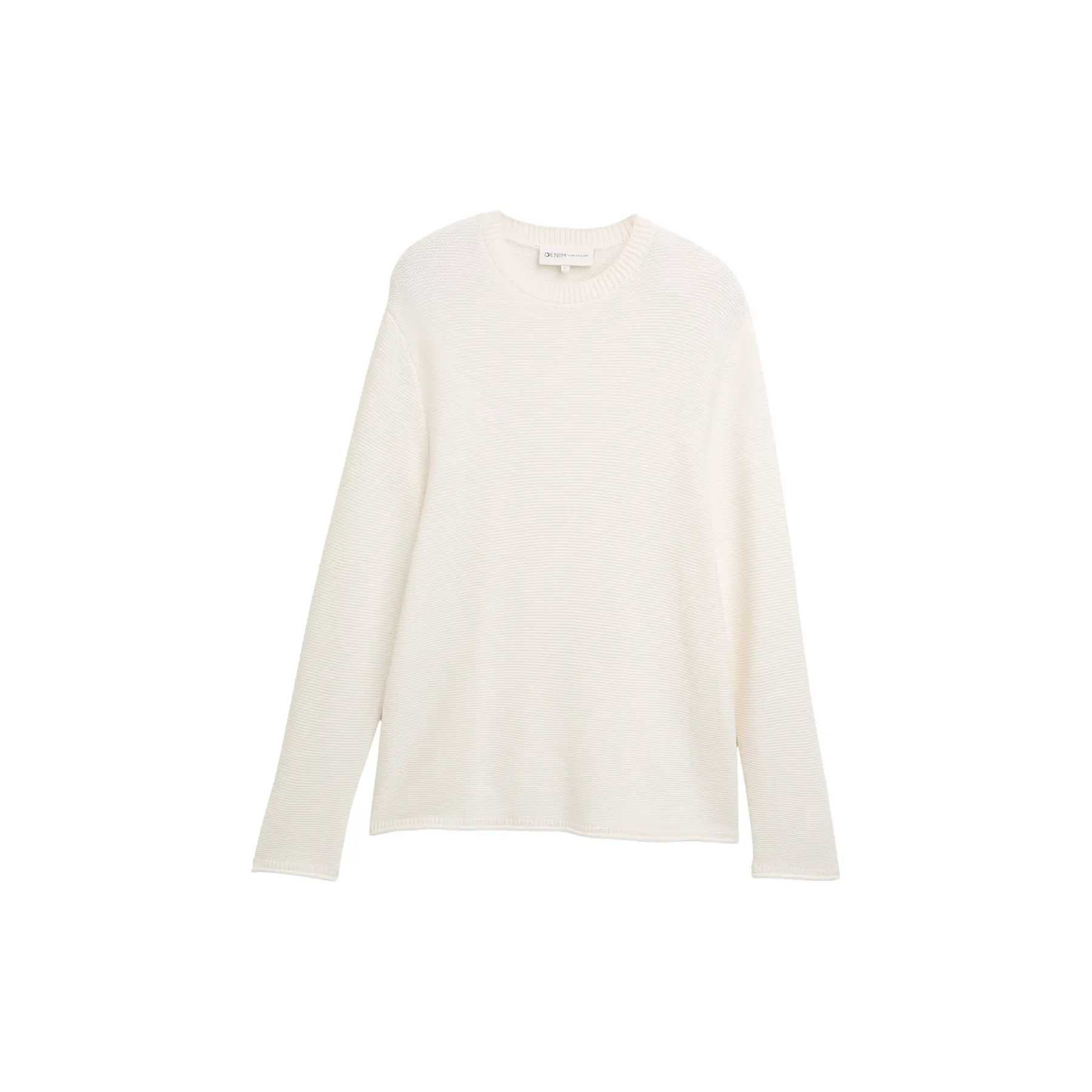 Pull Strutturato Collo Rotondo Maglia Tom Tailor Denim Relaxed