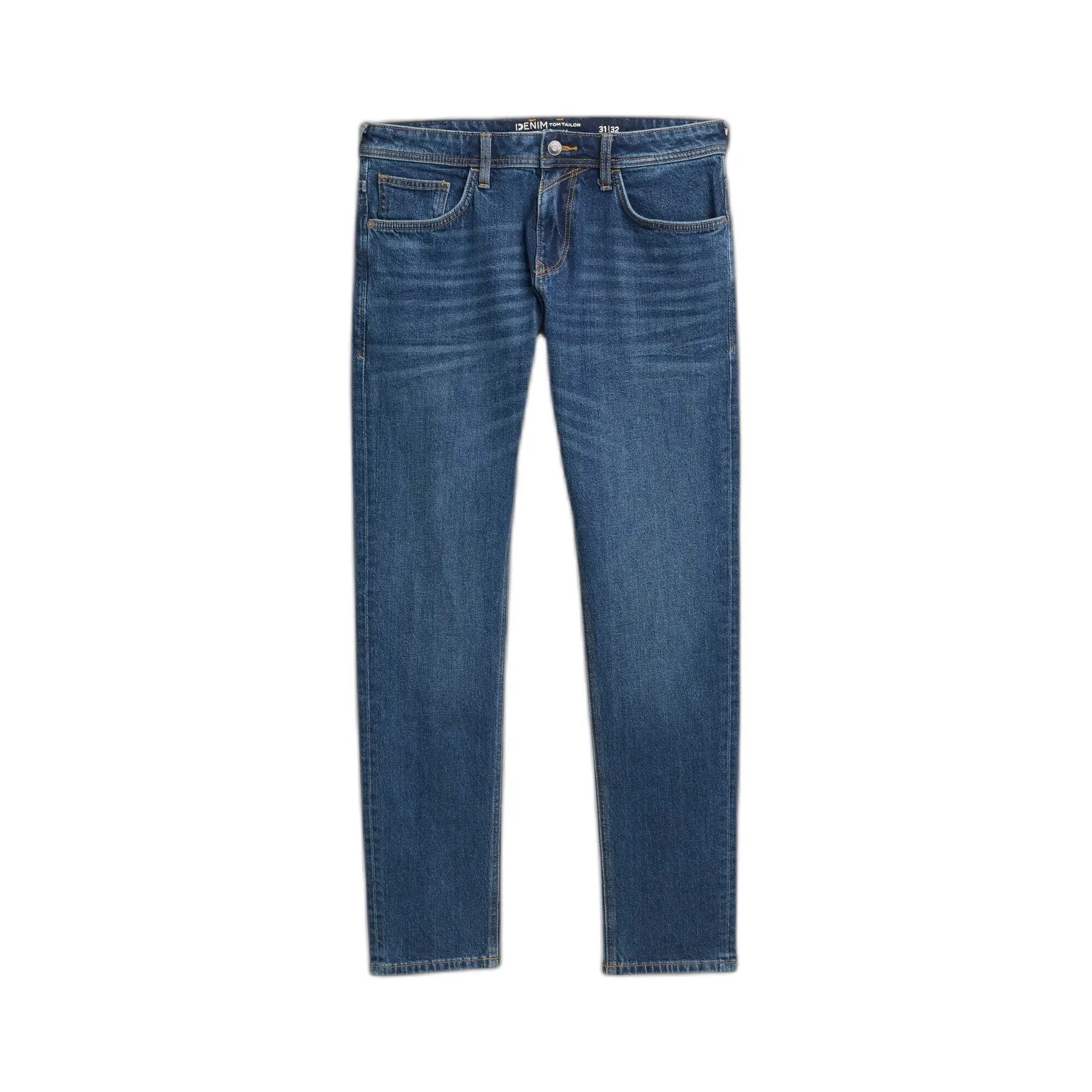 Jeans slim con chiusura a bottone e tasche diagonali Tom Tailor Denim Piers