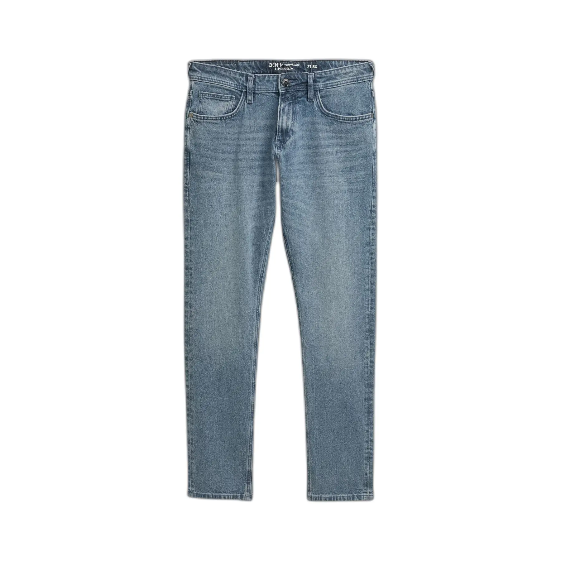 Jeans slim con chiusura a bottone e tasche diagonali Tom Tailor Denim Piers