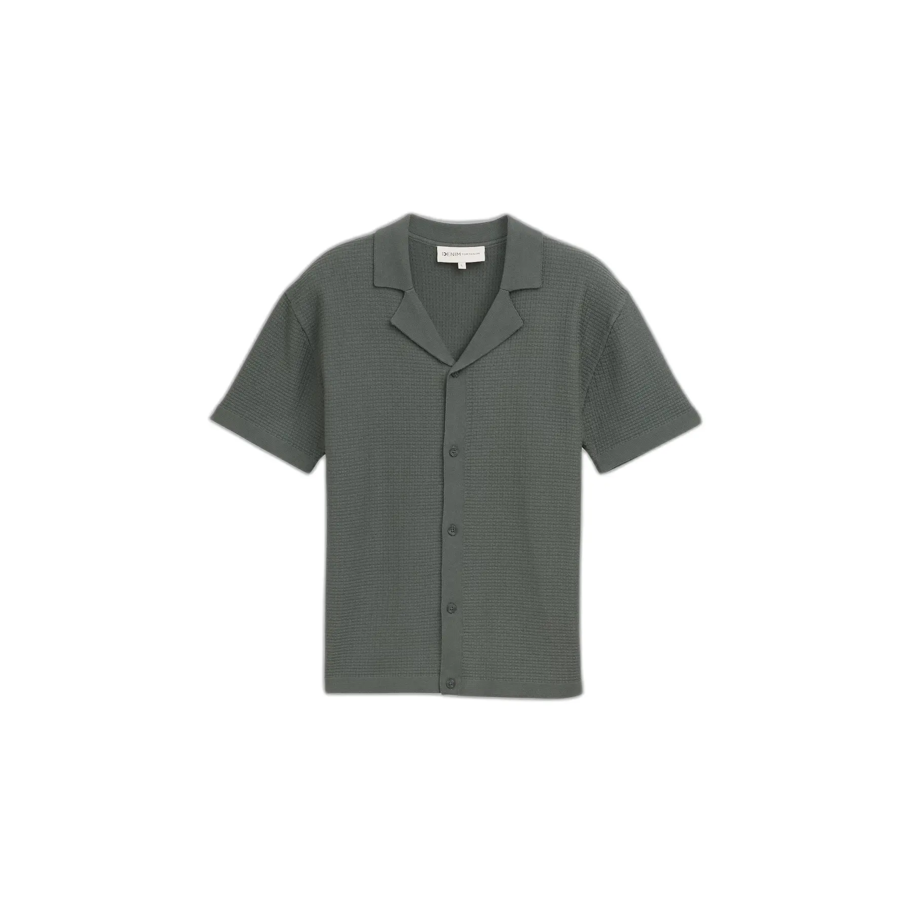 Chemisetta strutturata in maglia Tom Tailor Denim
