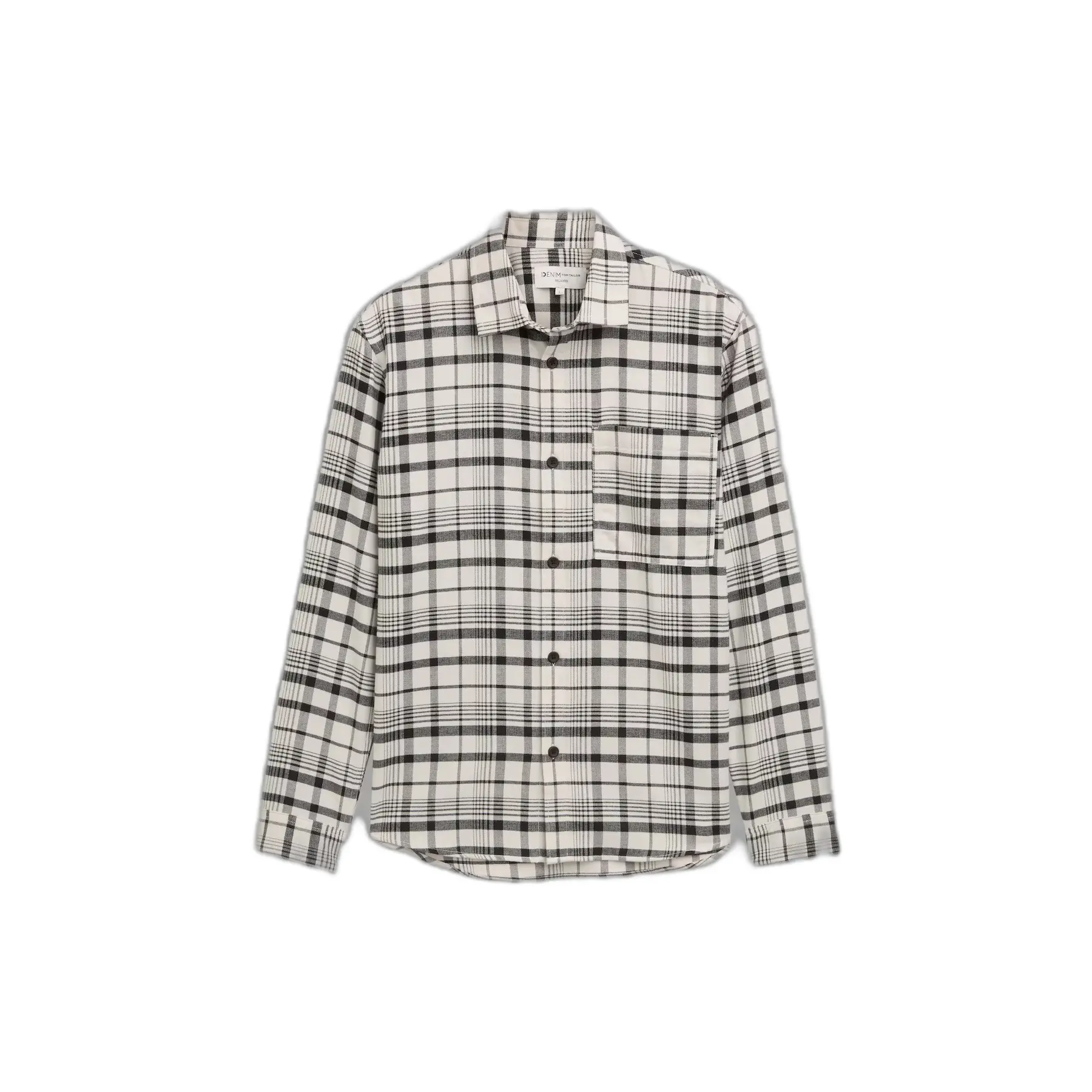 Camicia a quadri Tom Tailor Denim Relaxed