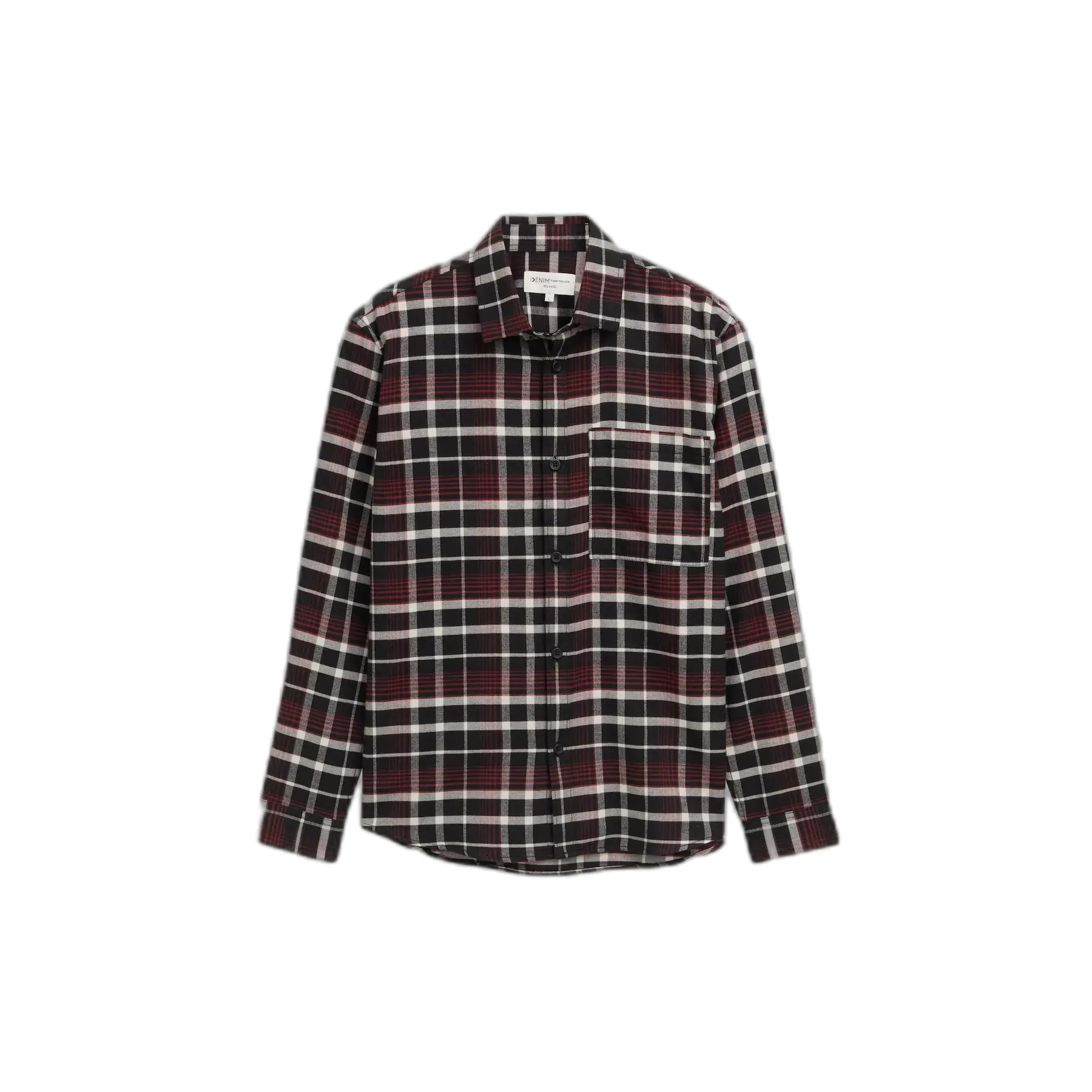 Camicia a quadri Tom Tailor Denim Relaxed