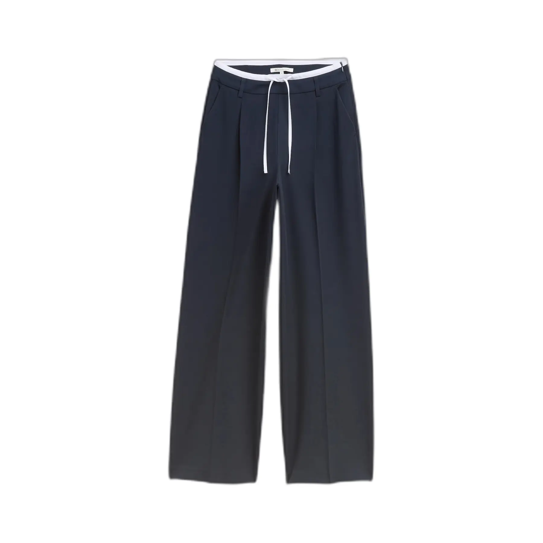 Pantalone a vita alta a gamba larga donna Tom Tailor Denim