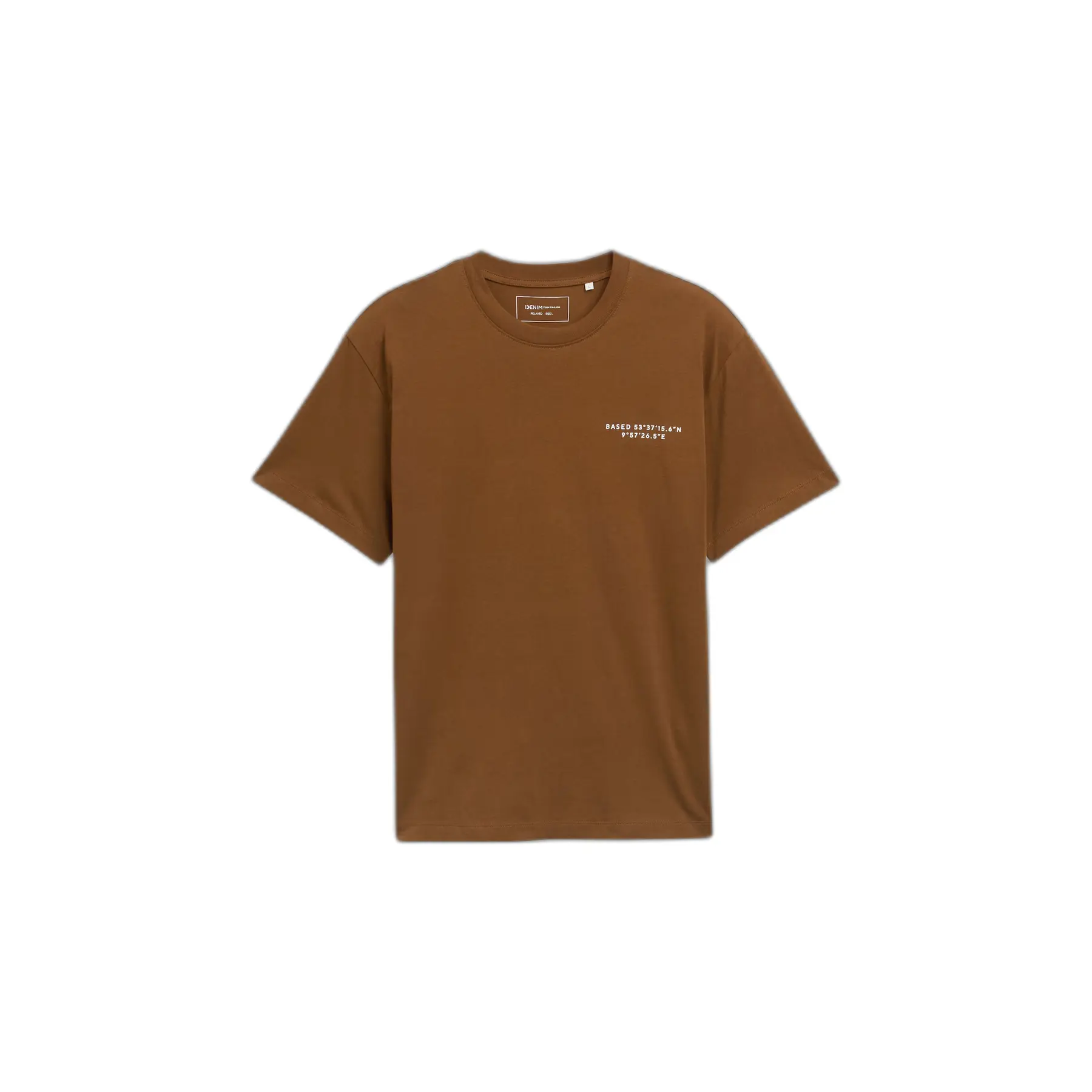 T-shirt relaxed stampato in cotone Tom Tailor Denim