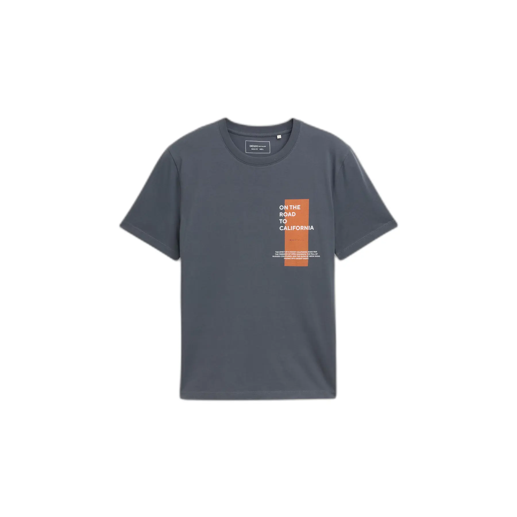T-shirt stampato sul petto Tom Tailor Denim