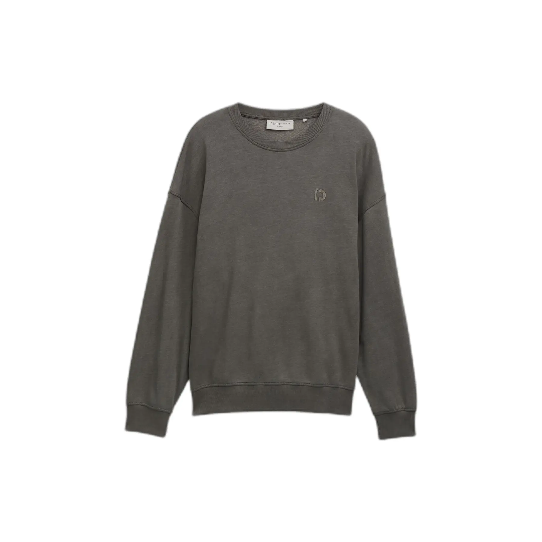 Felpa sbiadita con ricamo Tom Tailor Denim Relaxed