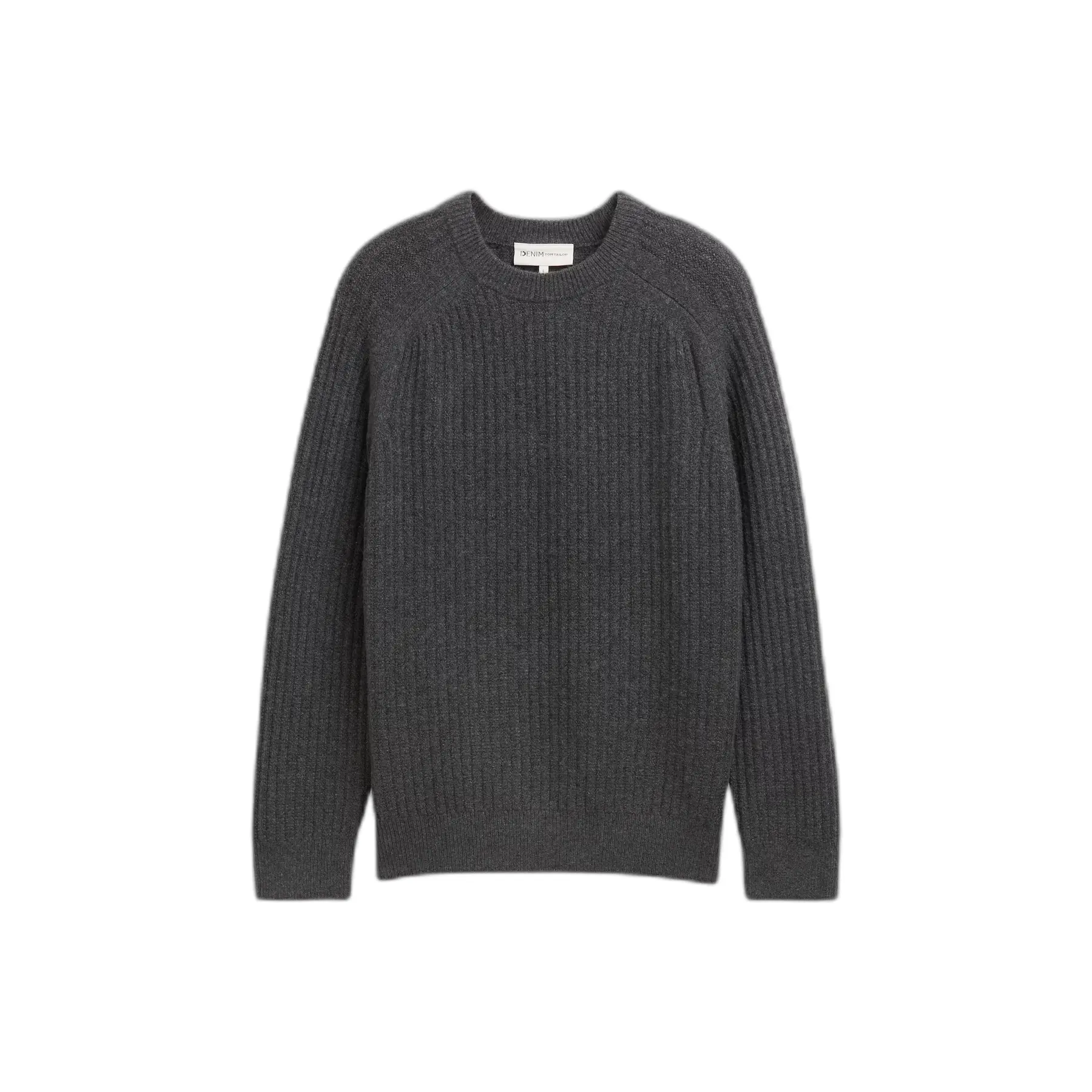 Maglione girocollo morbido strutturato a maglia Tom Tailor Denim