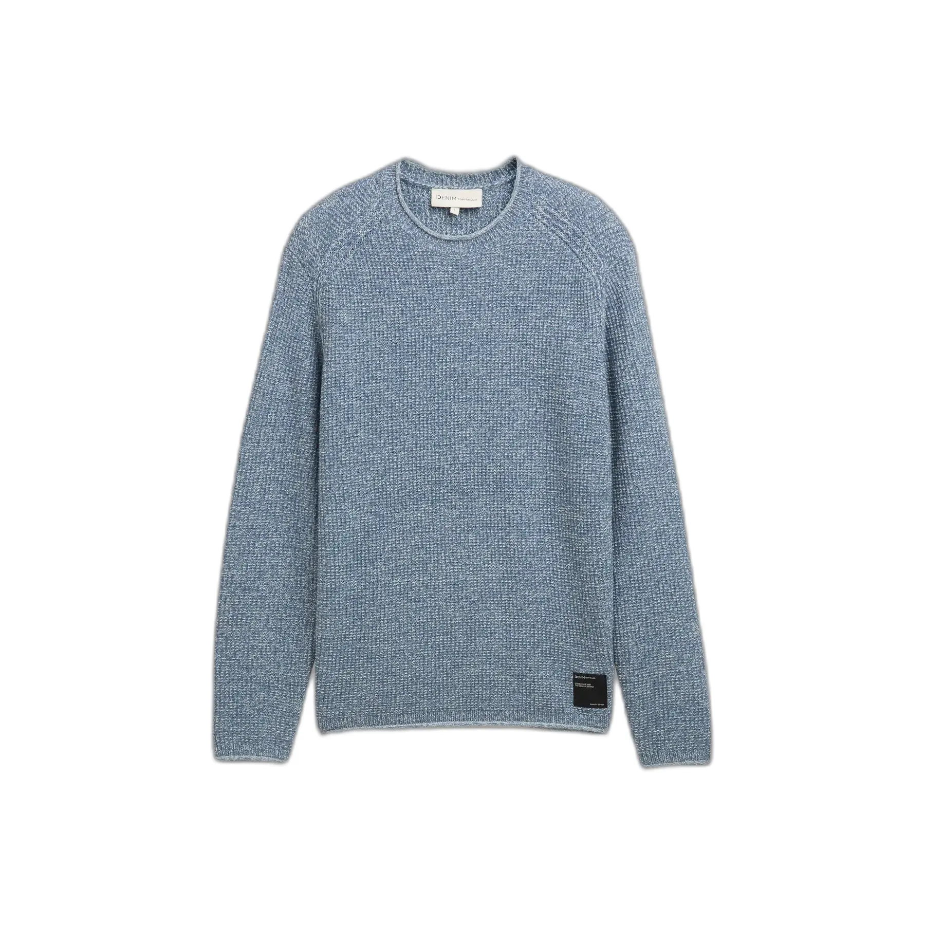 Maglione a girocollo caldo strutturato bicolore in maglia Tom Tailor Denim