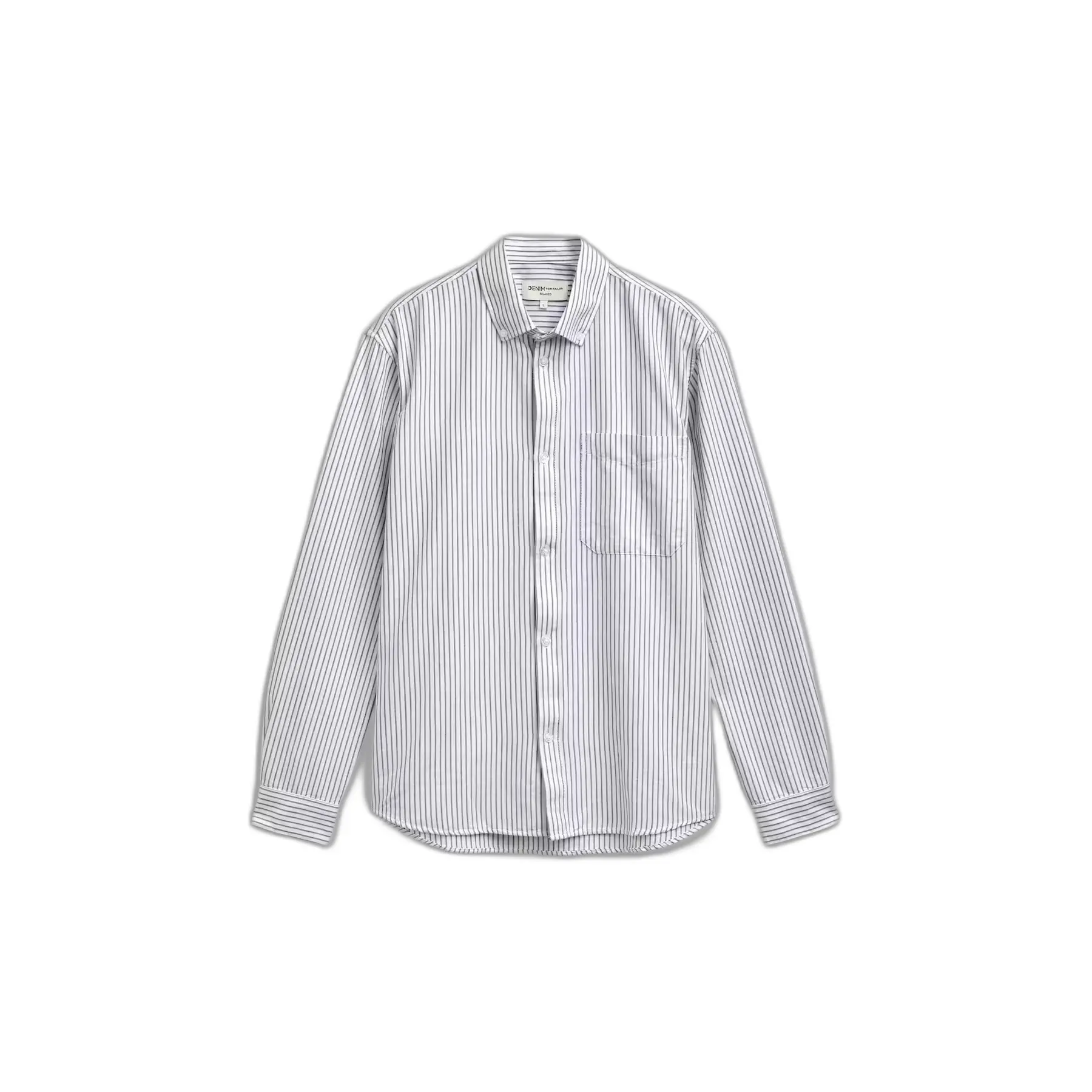 Camicia a righe Tom Tailor Denim Relaxed