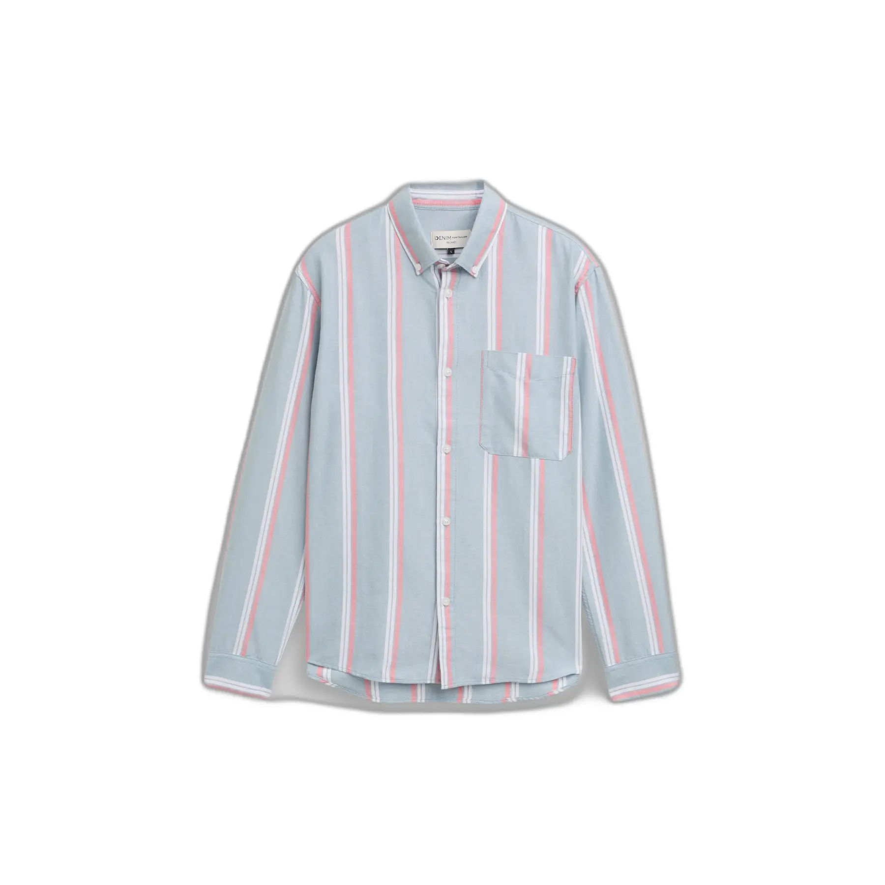 Camicia a righe Tom Tailor Denim Relaxed