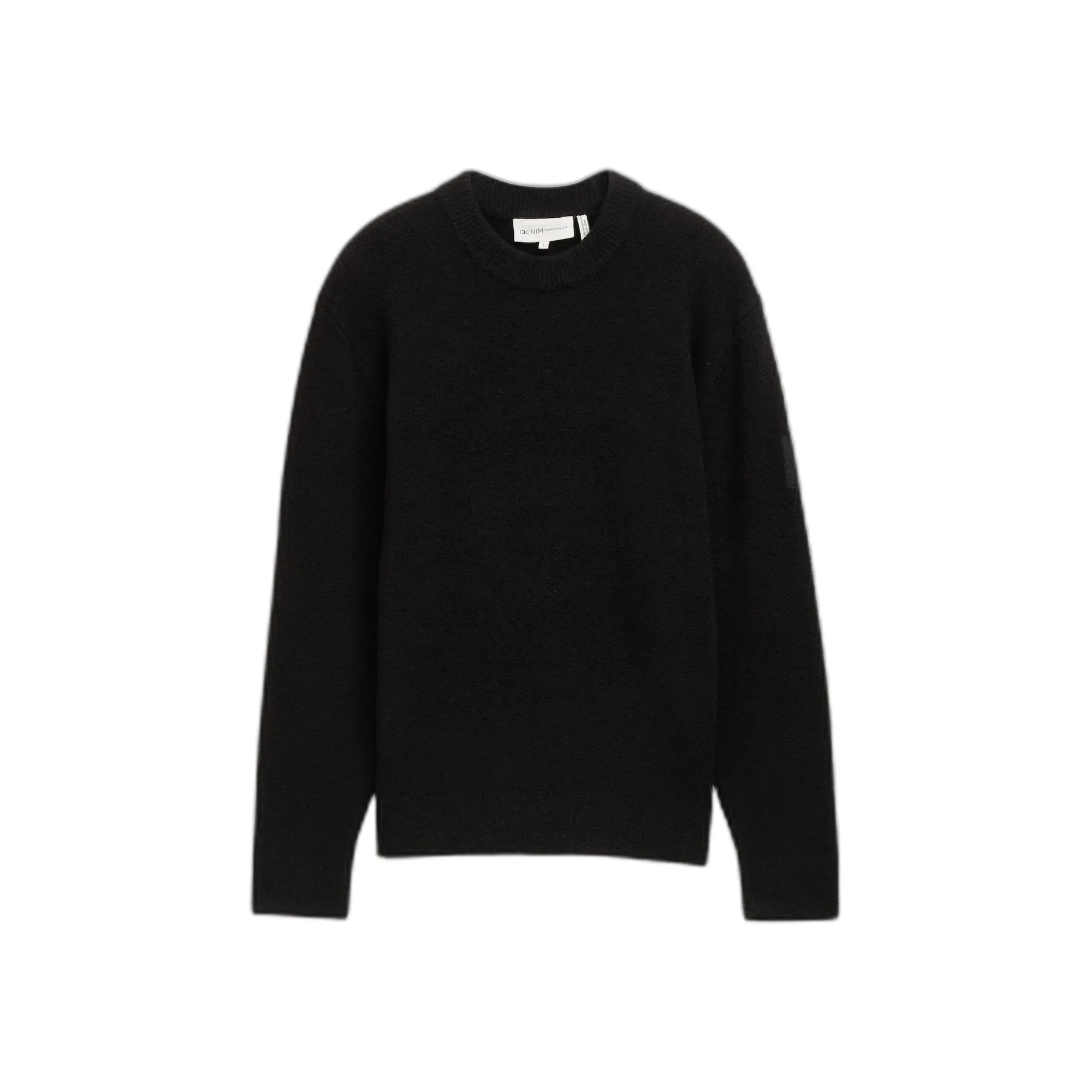 Maglione girocollo basic in filato bouclé Tom Tailor Denim
