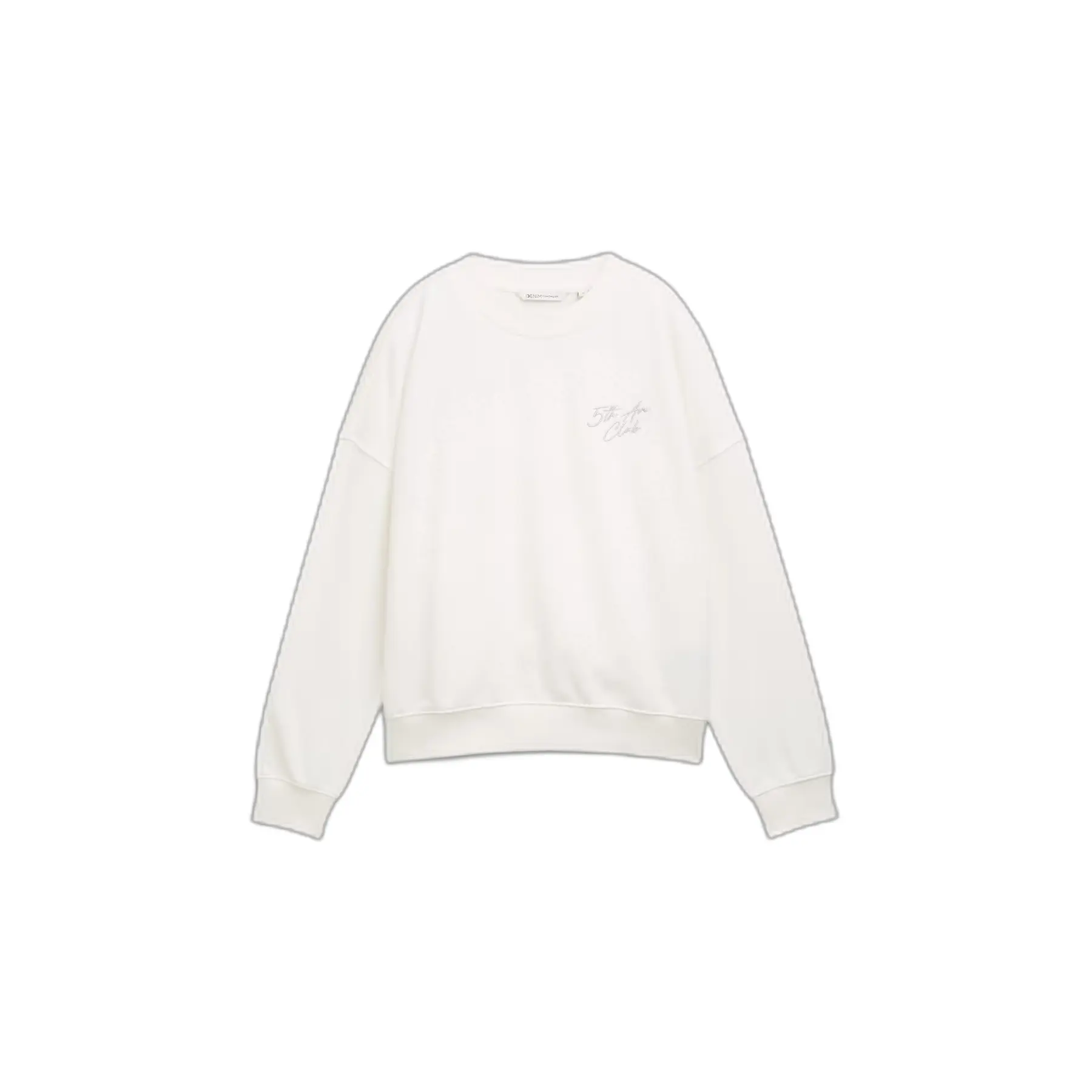 Felpa con paillettes ricamate donna Tom Tailor Denim