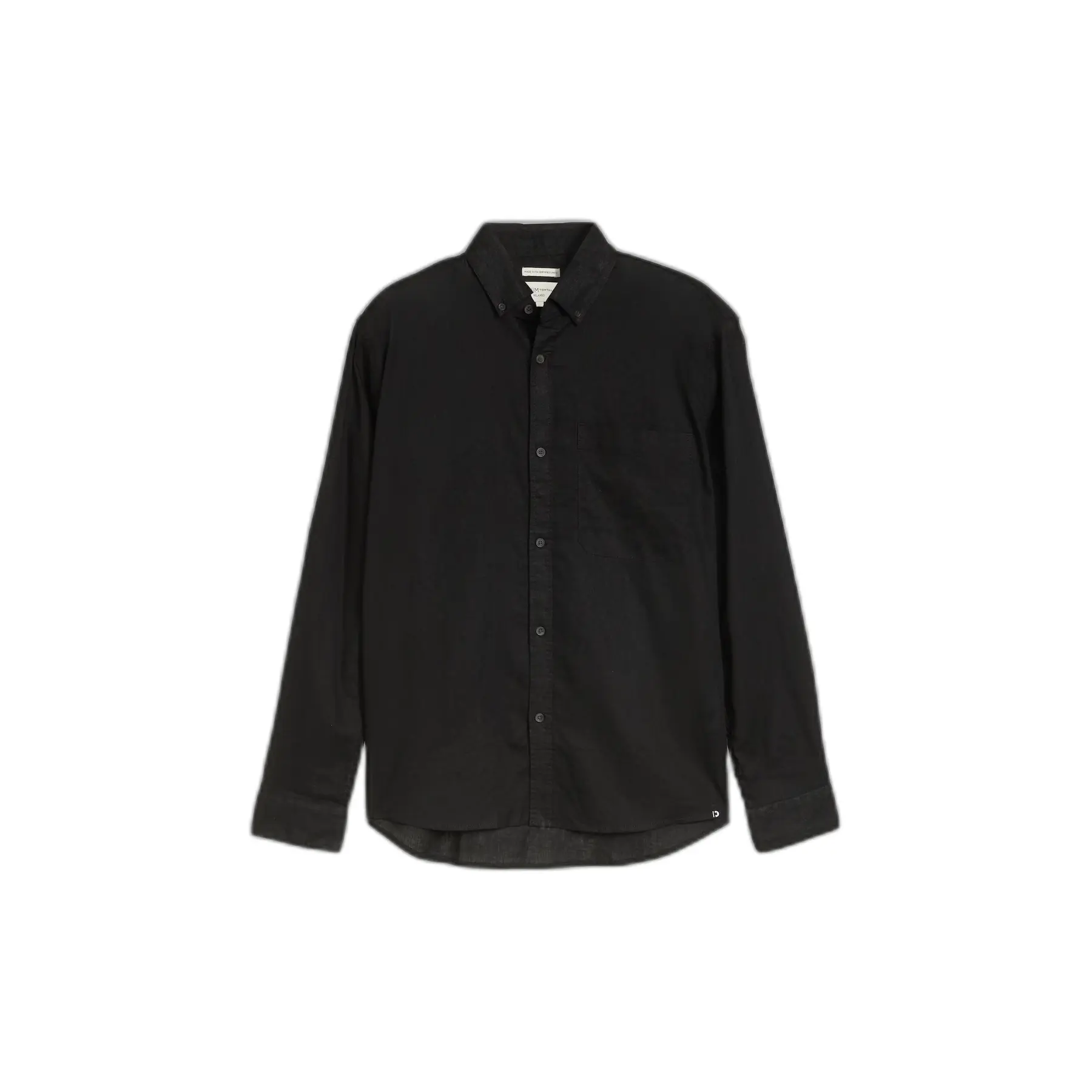 Camicia a maniche lunghe in cotone lino Tom Tailor Denim Relaxed