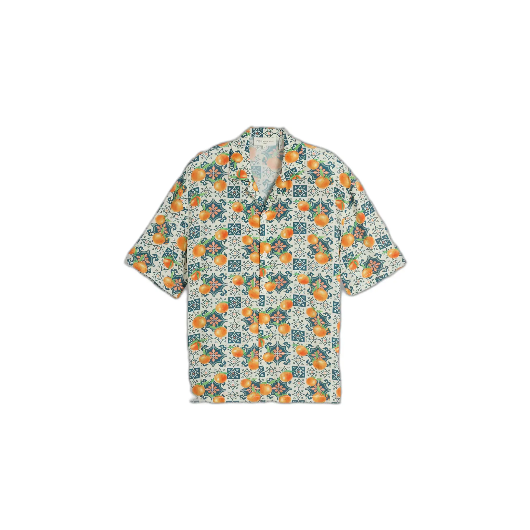 Chemise da vacanza in viscosa Tom Tailor Denim loose