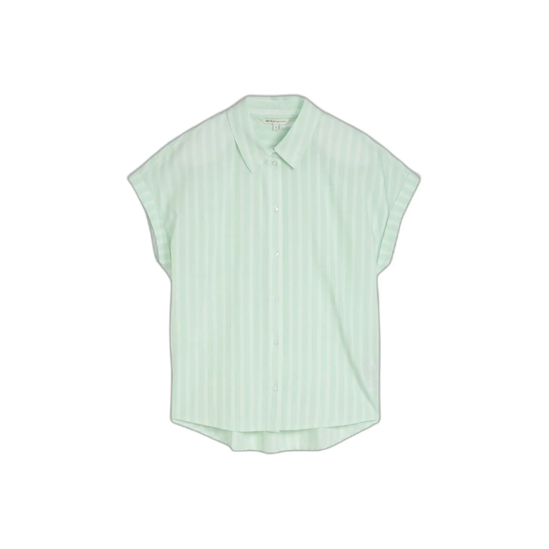 Camicia maniche corte cotone donna Tom Tailor Denim