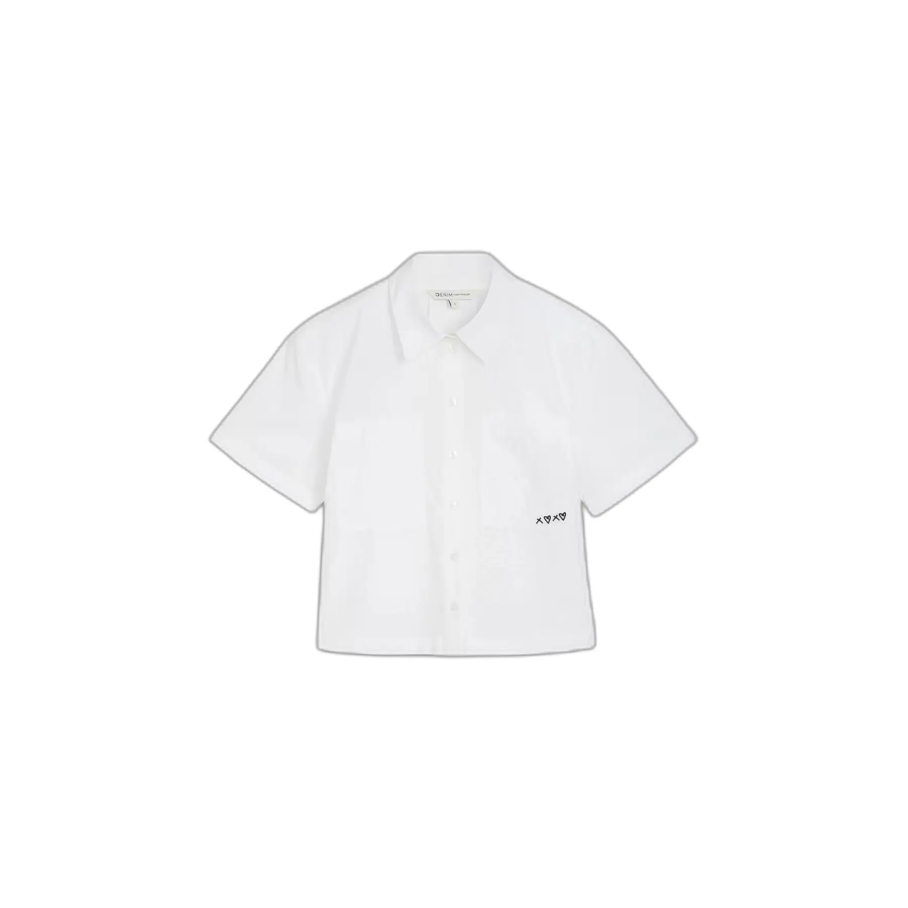 Chemisier quadrato in popeline donna Tom Tailor Denim