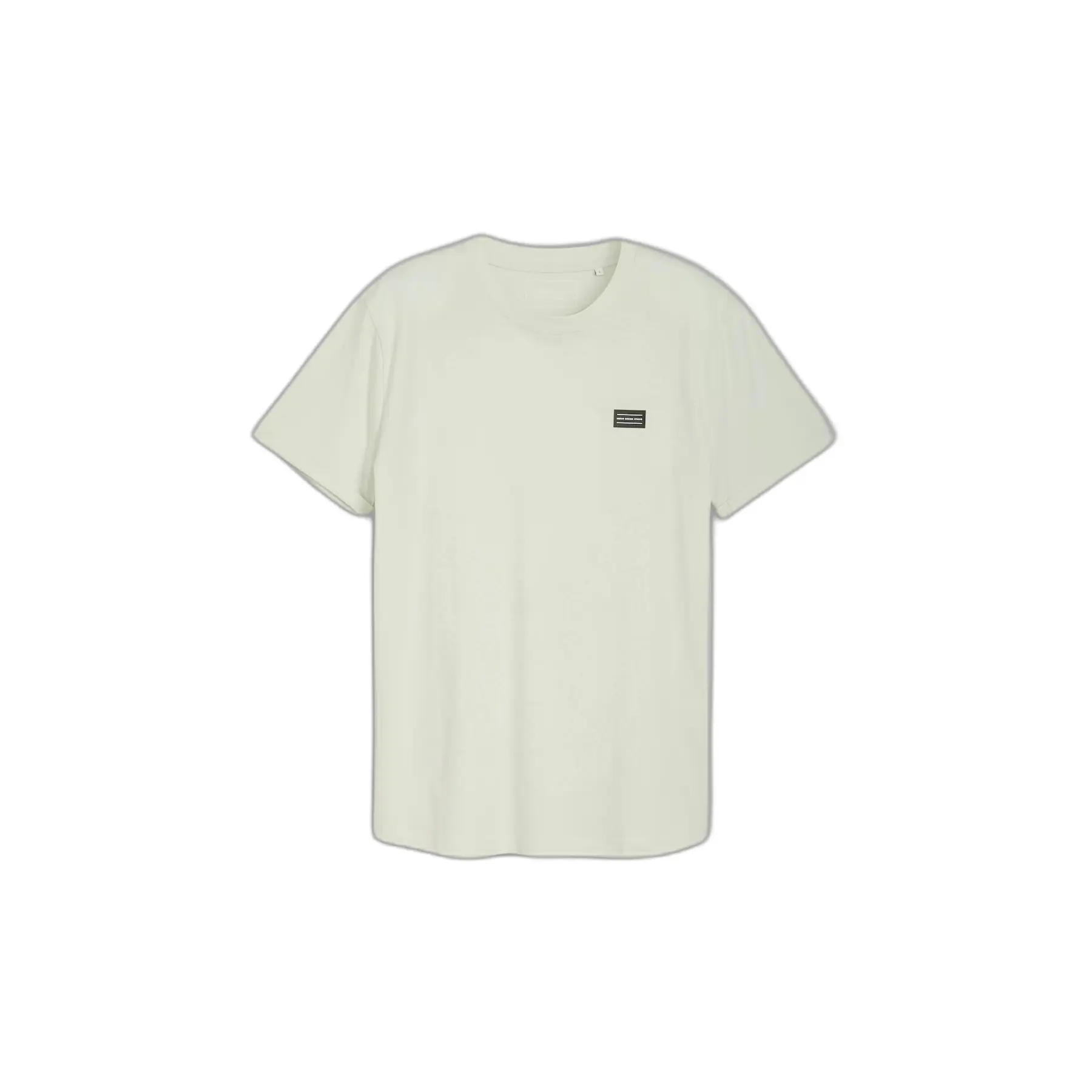 T-shirt con orlo arrotondato a rovescio maniche Tom Tailor Denim