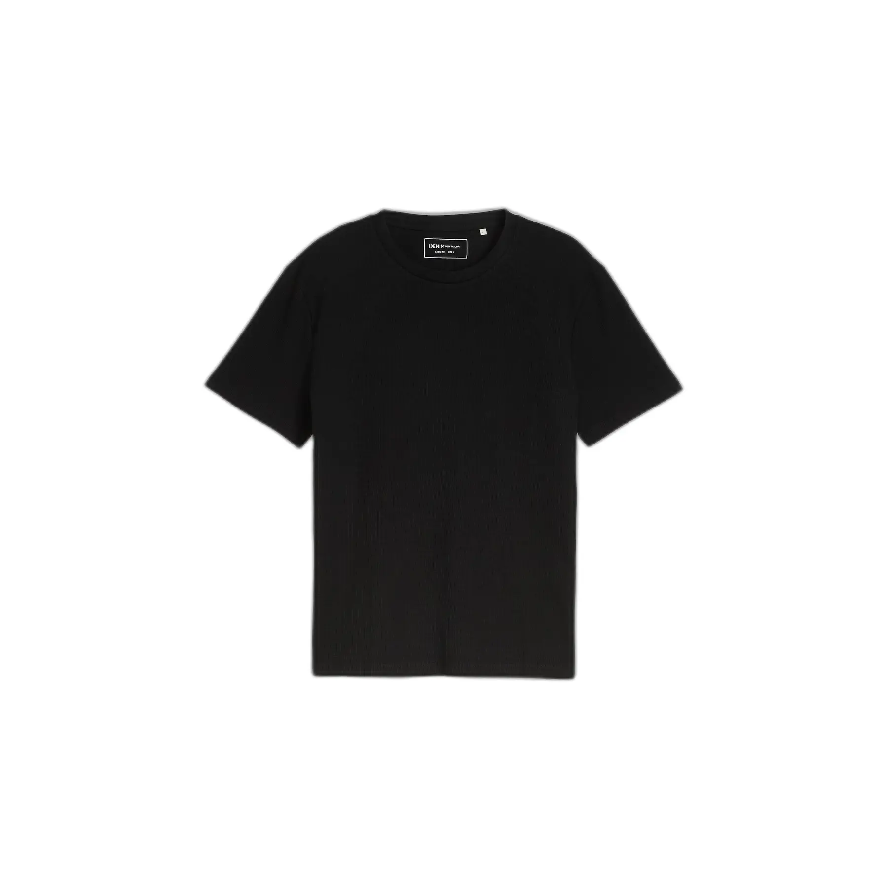 T-shirt Strutturato a Texture Stampata Tom Tailor Denim