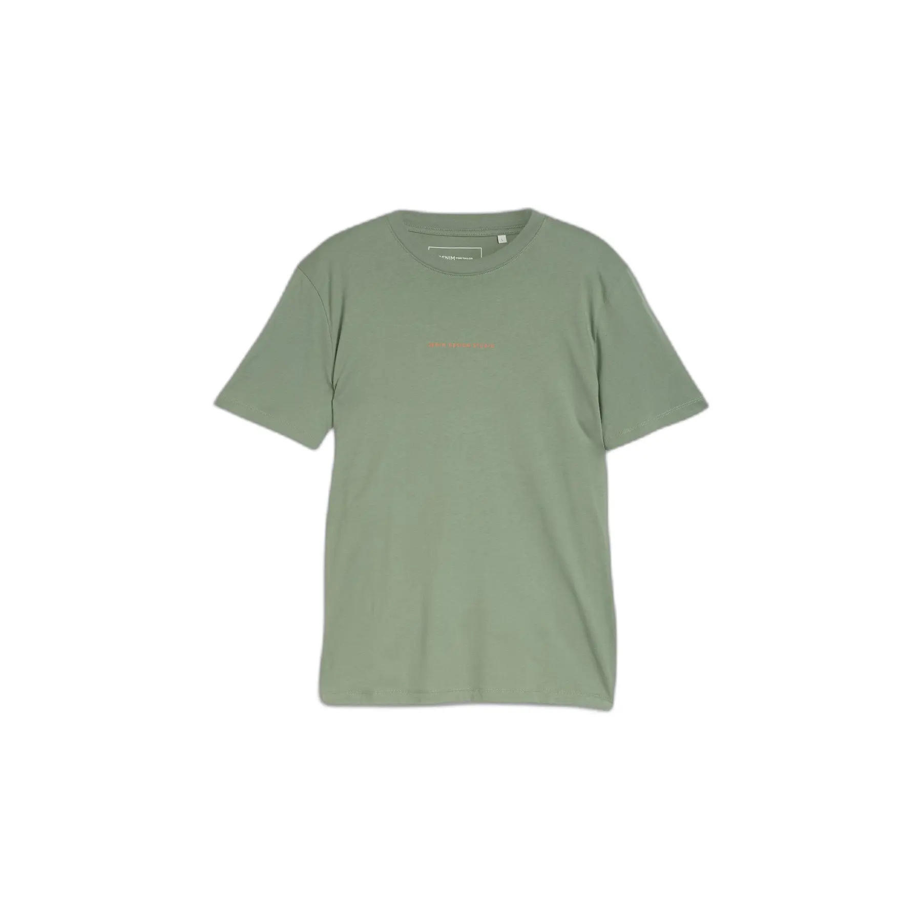 T-shirt con stampa palme sul retro Tom Tailor Denim