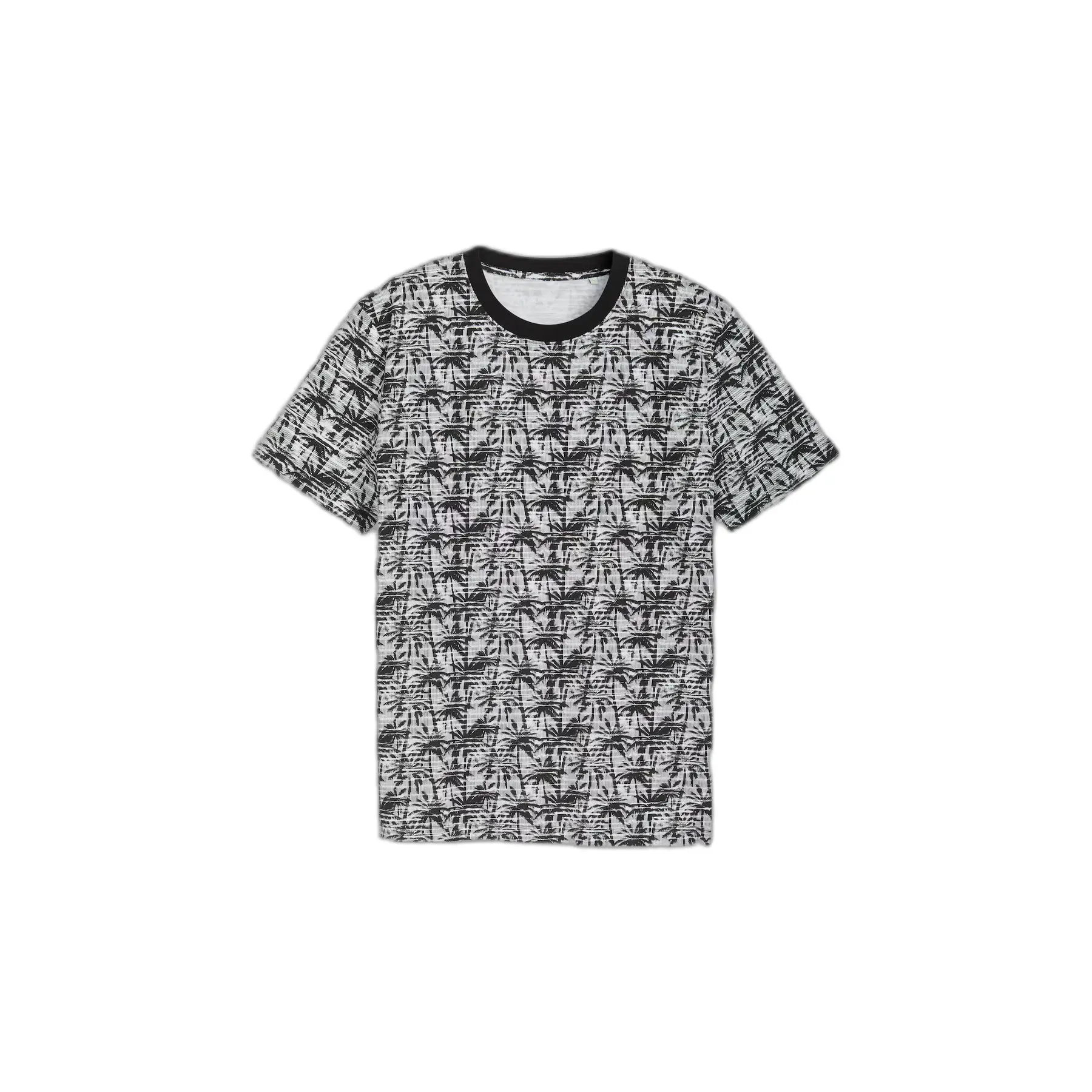 T-Shirt mit Palmenmuster Tom Tailor Denim