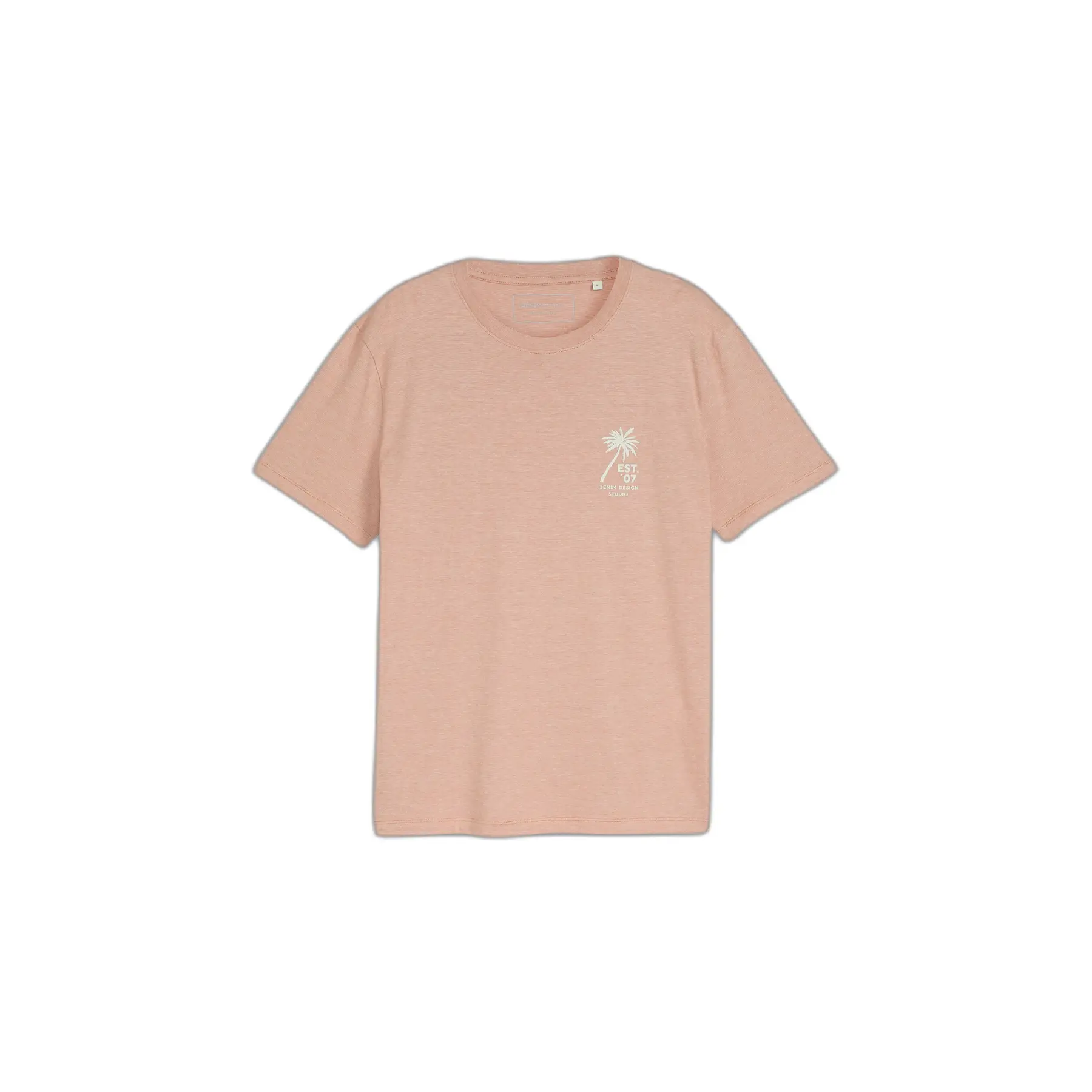 T-shirt a righe stampato Tom Tailor Denim