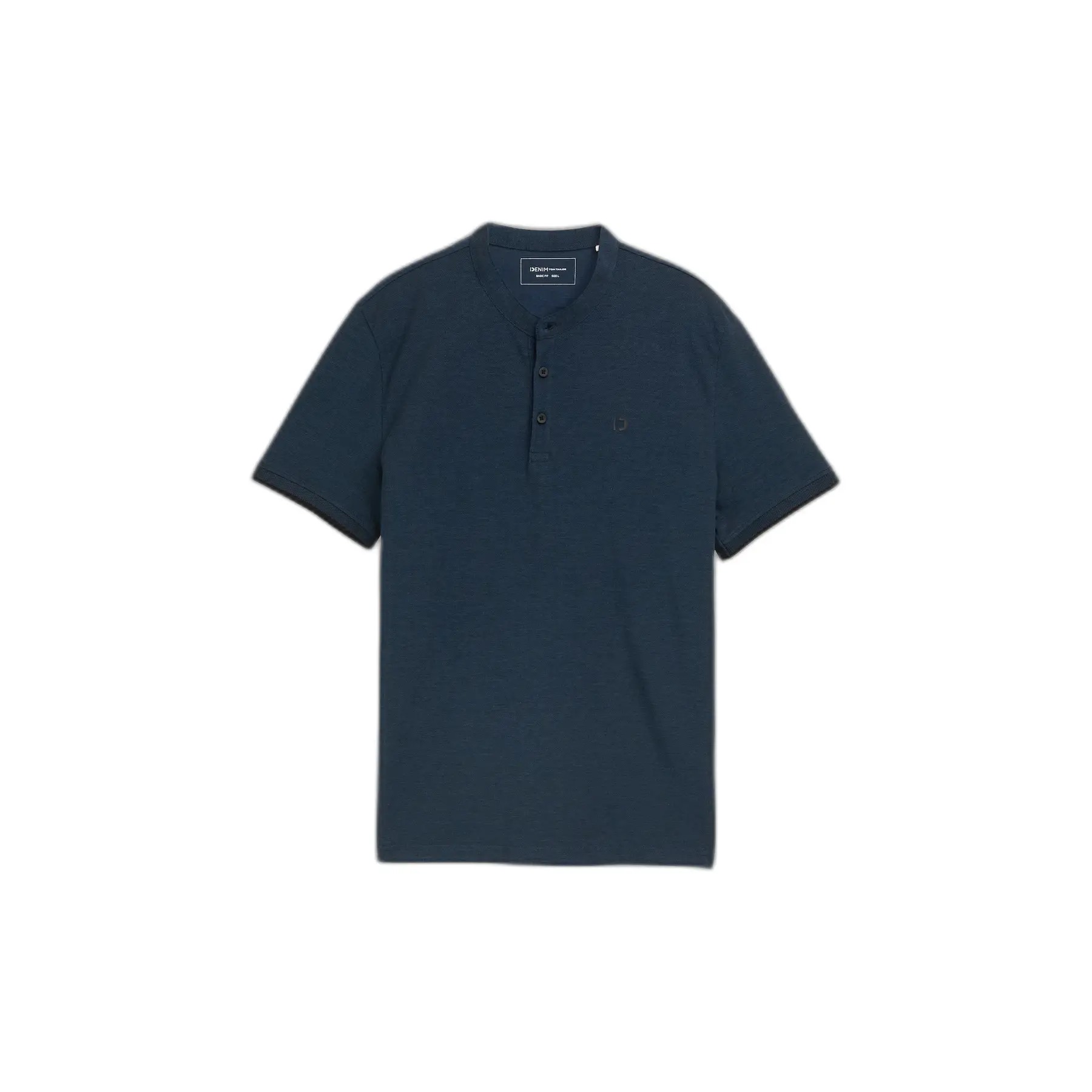 Polo a collo alto bicolore Tom Tailor Denim