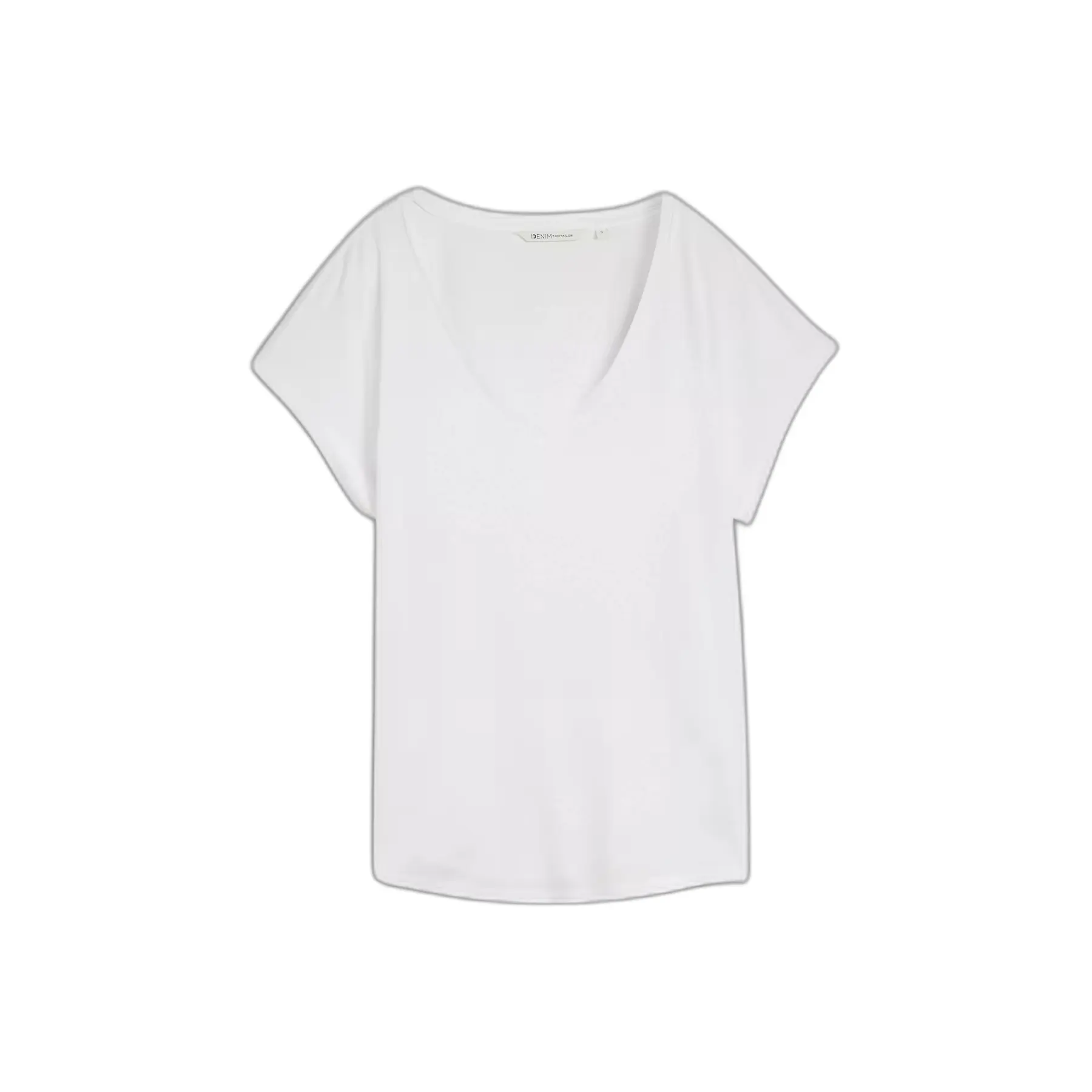 T-shirt fluido a V donna Tom Tailor Denim