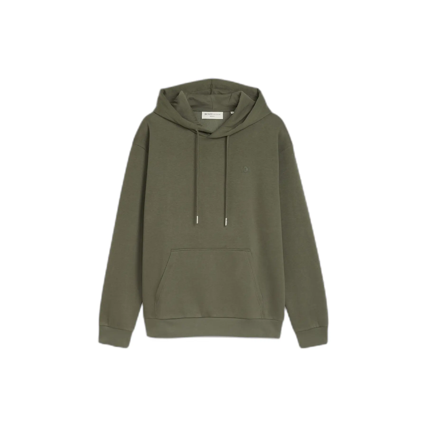 Tom Tailor Denim - Basic hoodie - Maat M - urban olive green