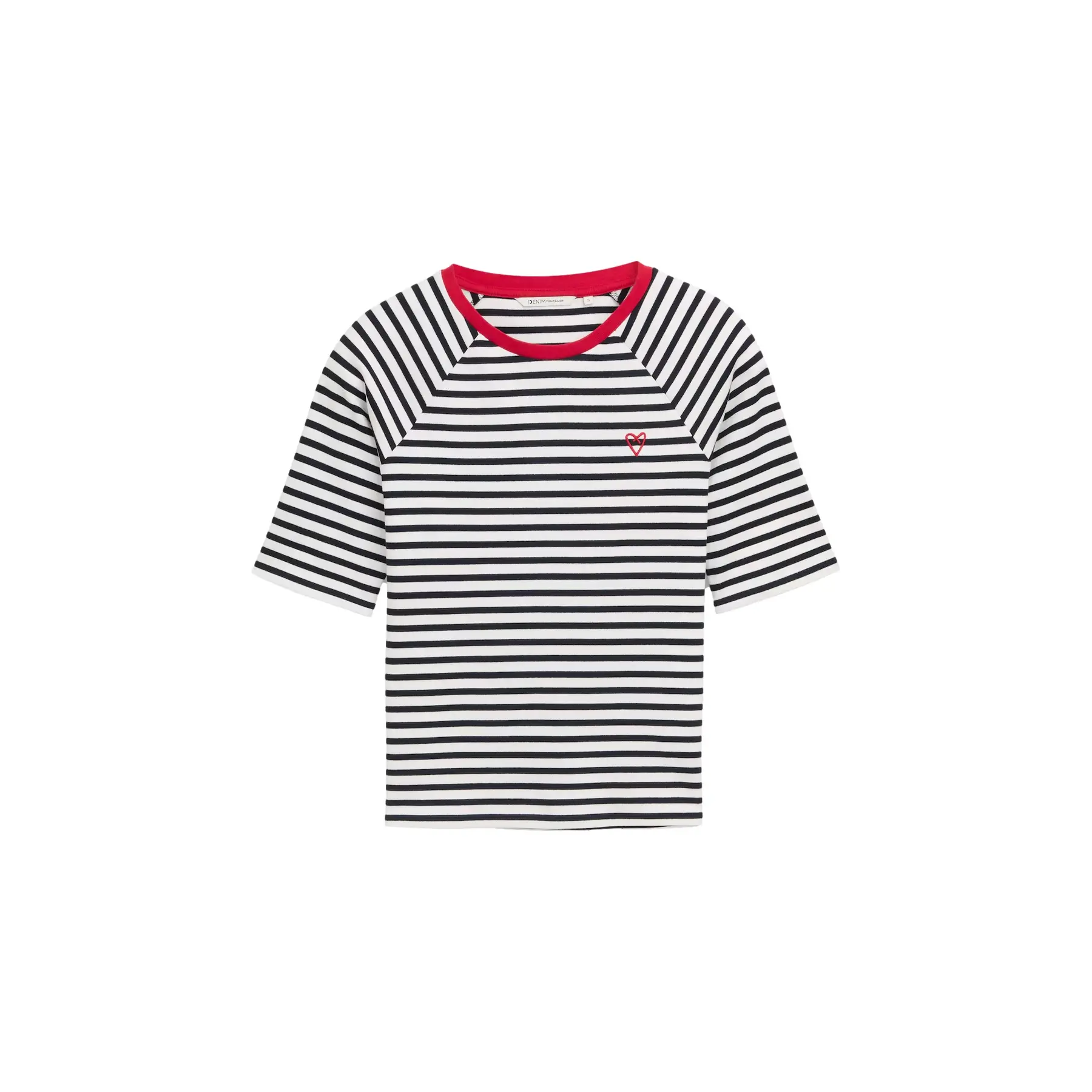 Gestreiftes Raglan-T-Shirt für Damen Tom Tailor Denim